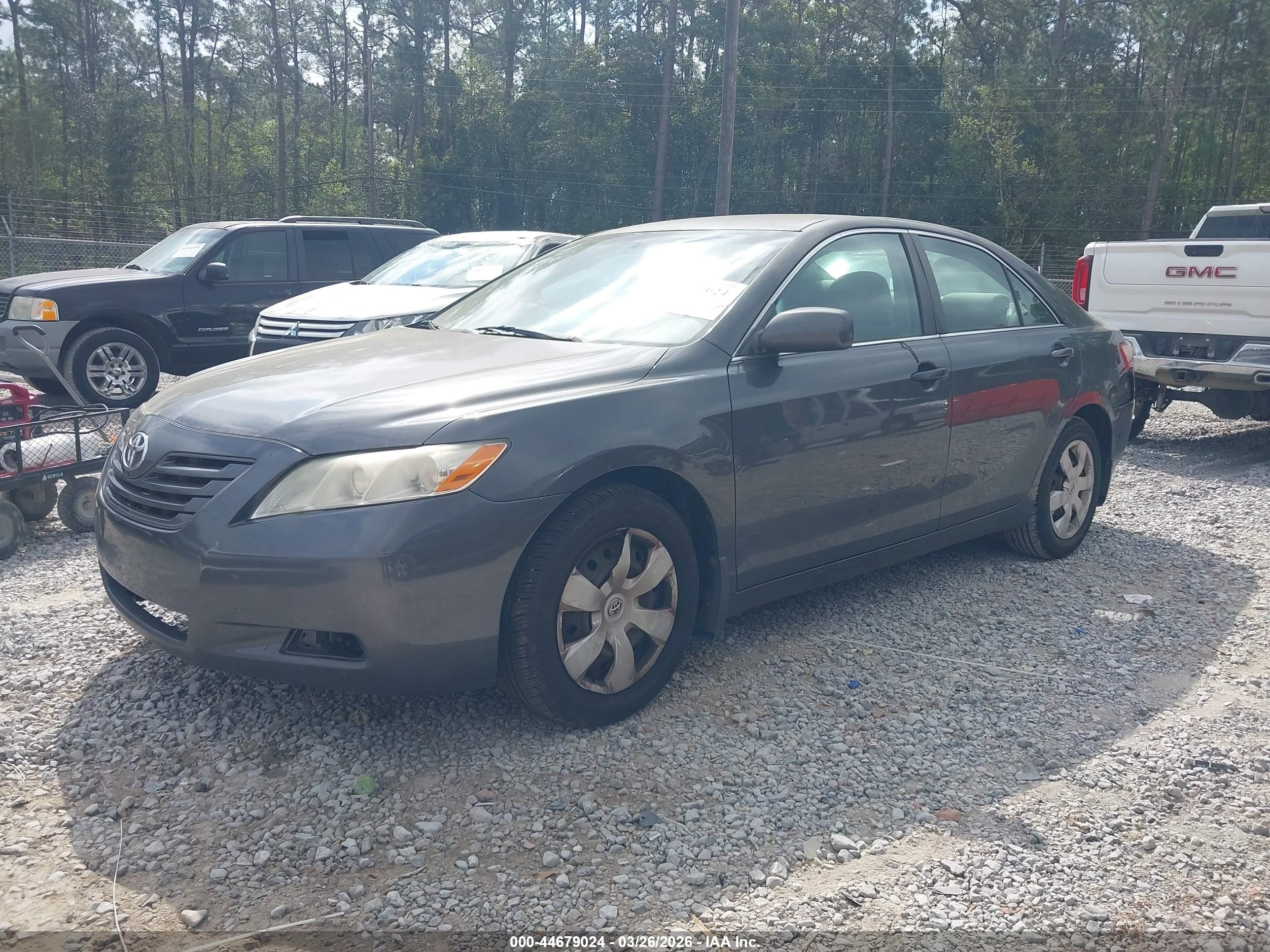 2007 Toyota Camry Le Gray vin: 4T1BE46K27U130855