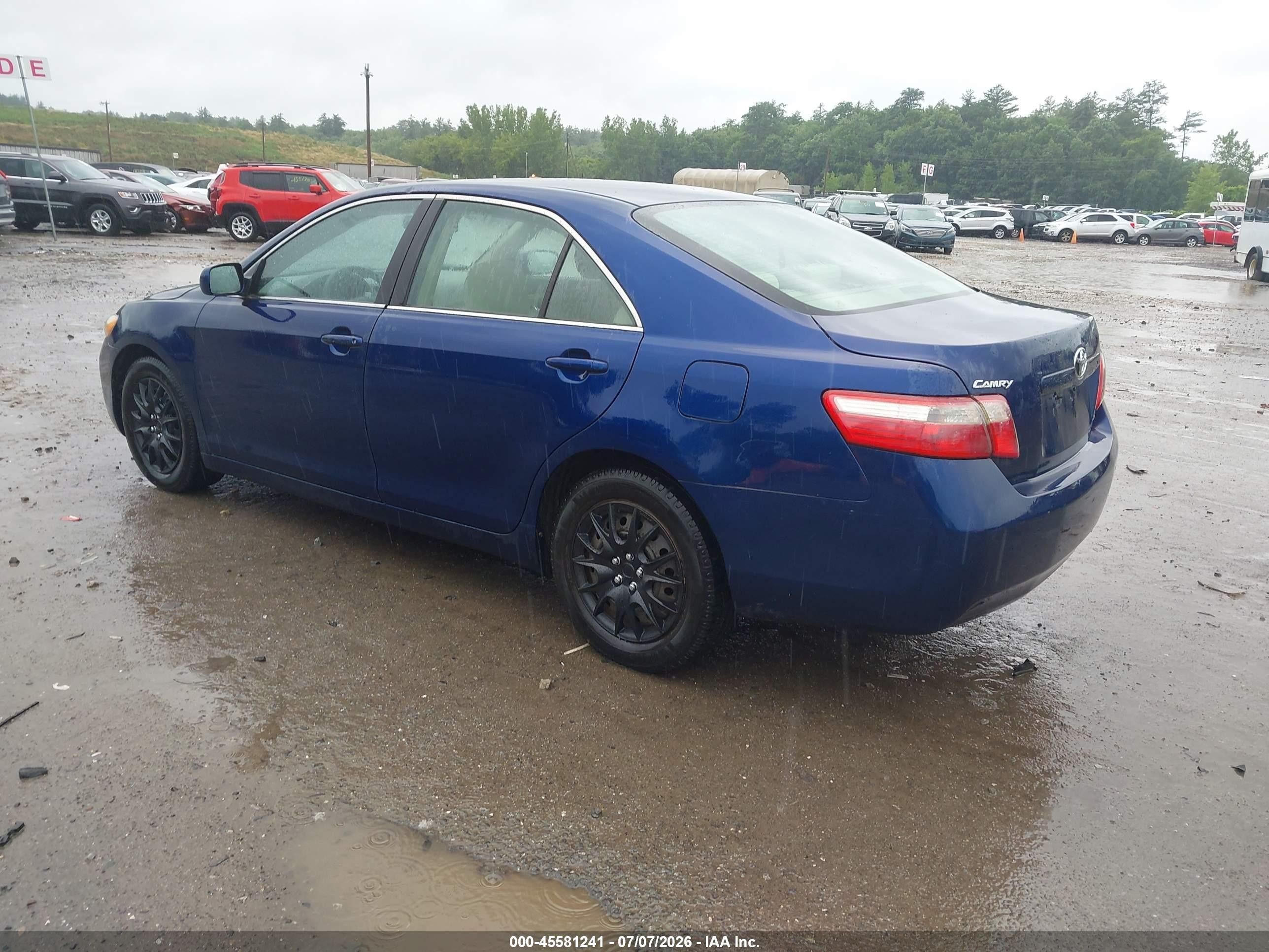 2007 Toyota Camry Ce Blue vin: 4T1BE46K27U149776