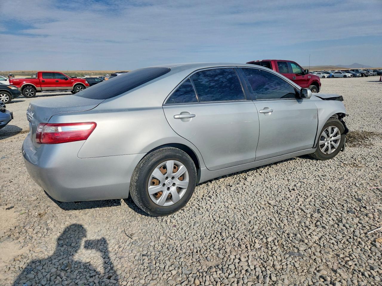 2007 Toyota Camry Le Silver vin: 4T1BE46K27U167310