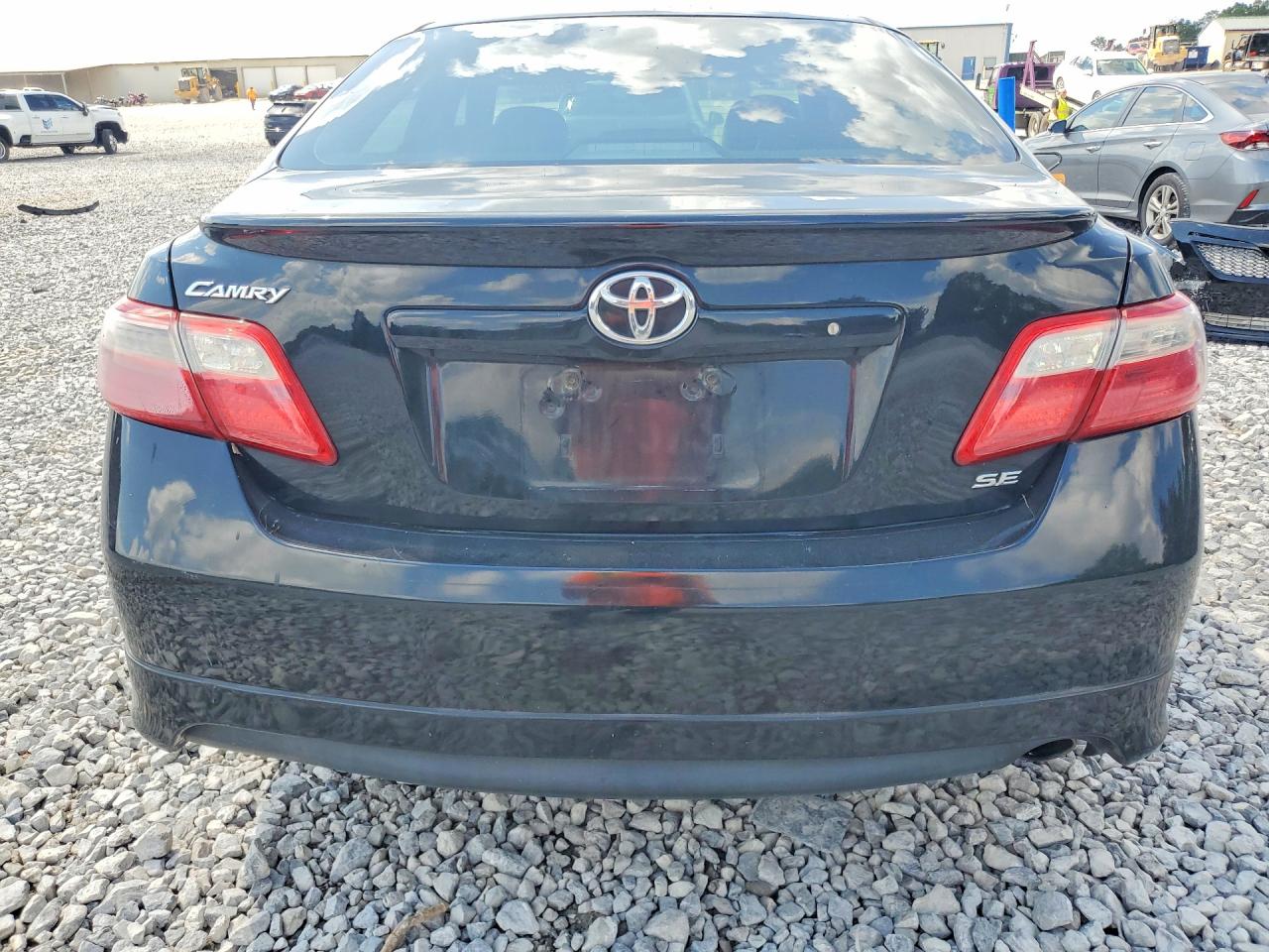 2007 Toyota Camry Se Black vin: 4T1BE46K27U172152