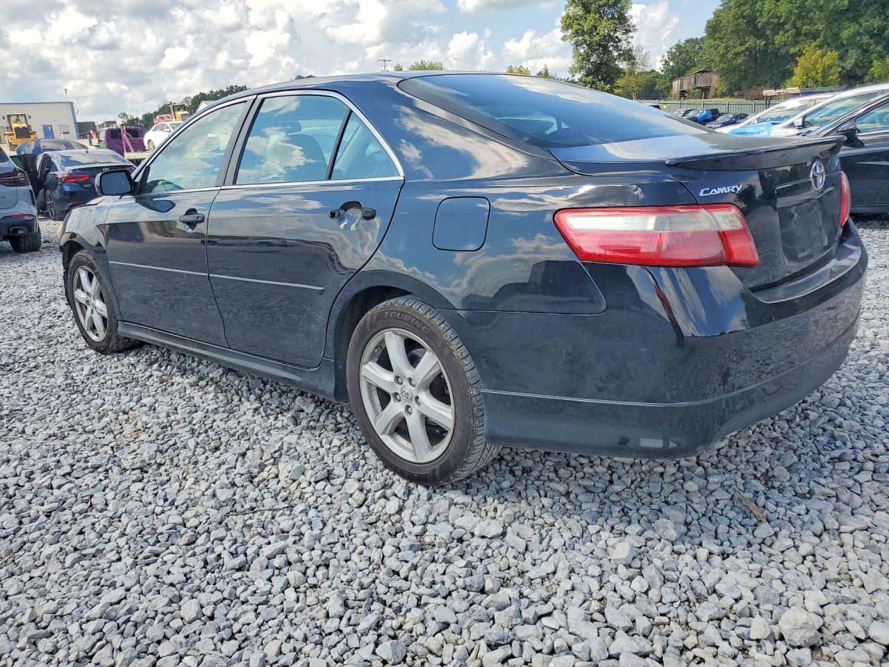 2007 Toyota Camry Se Black vin: 4T1BE46K27U172152