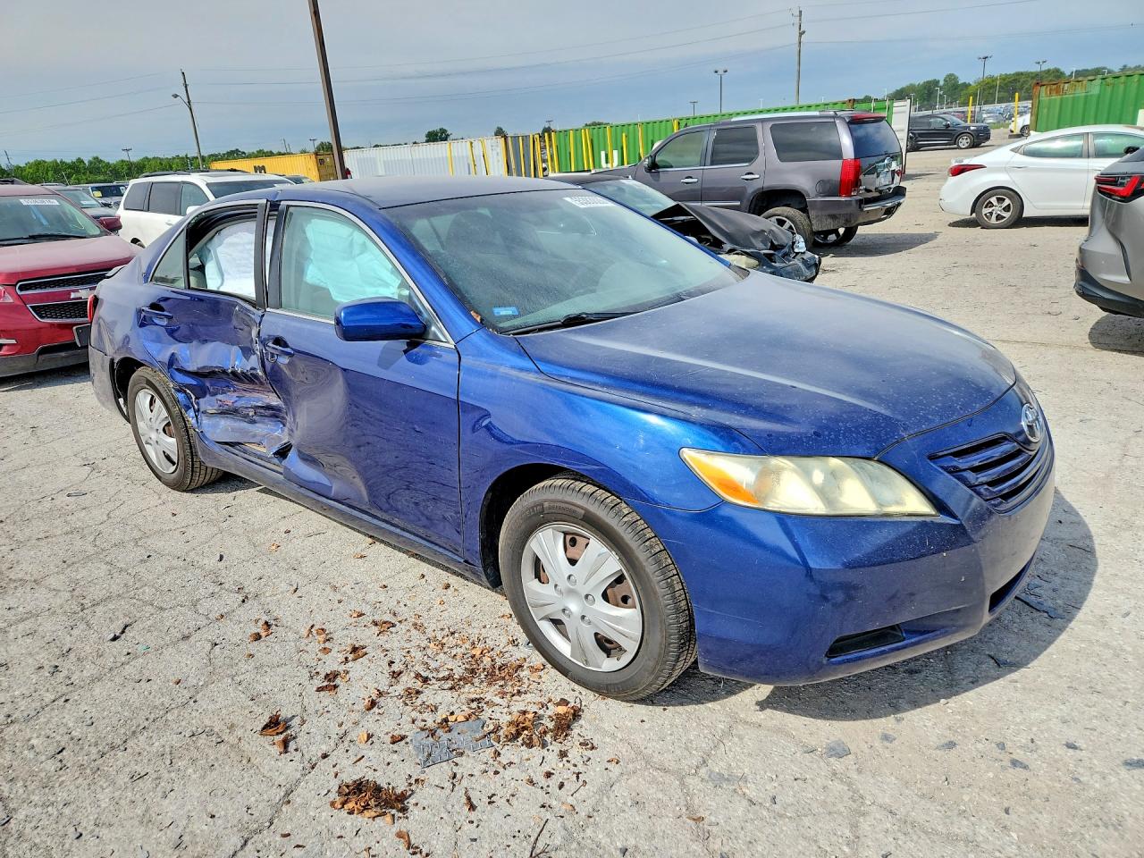 2007 Toyota Camry Le Blue vin: 4T1BE46K27U176749