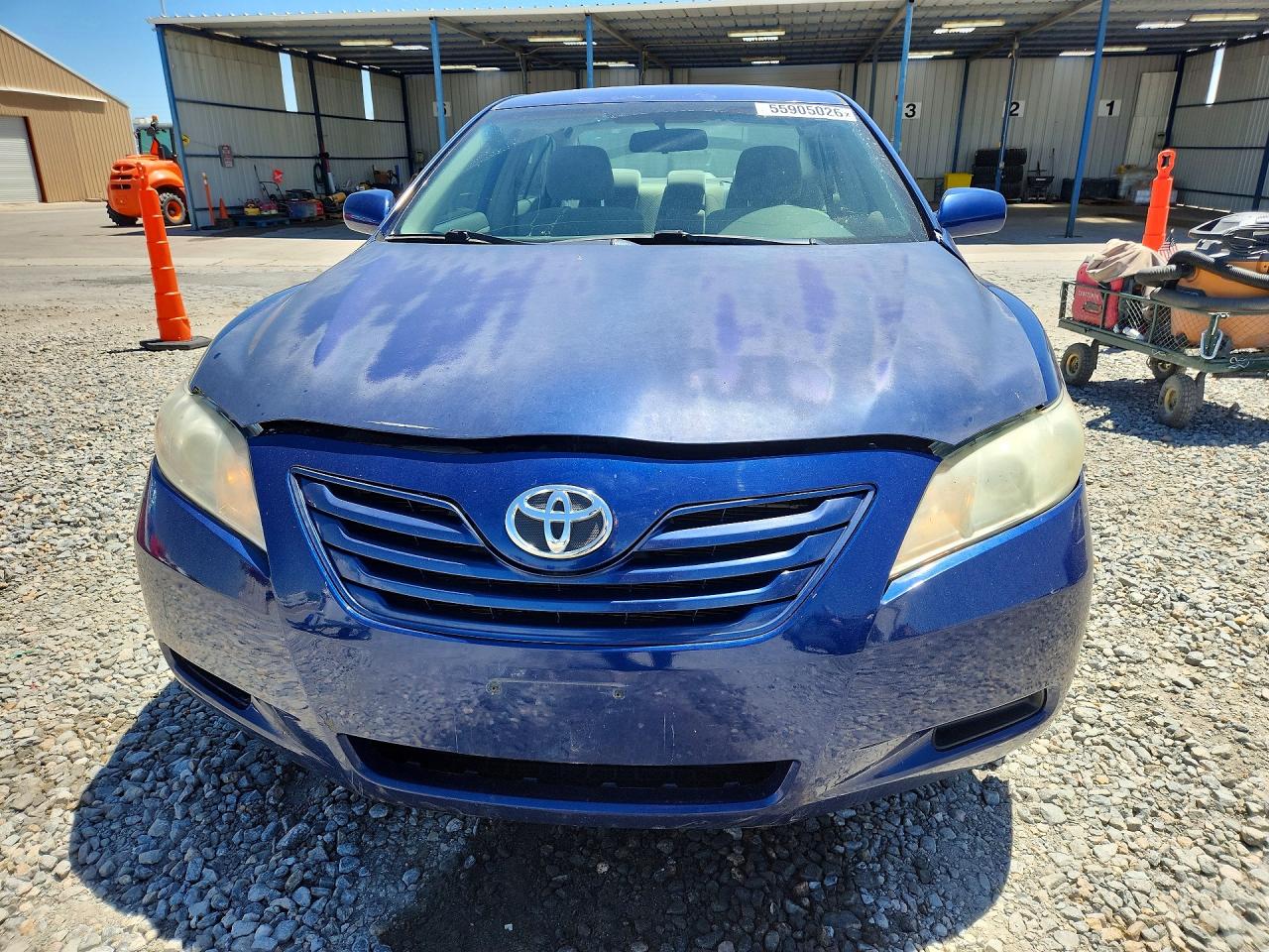 2007 Toyota Camry Ce Синий vin: 4T1BE46K27U181742