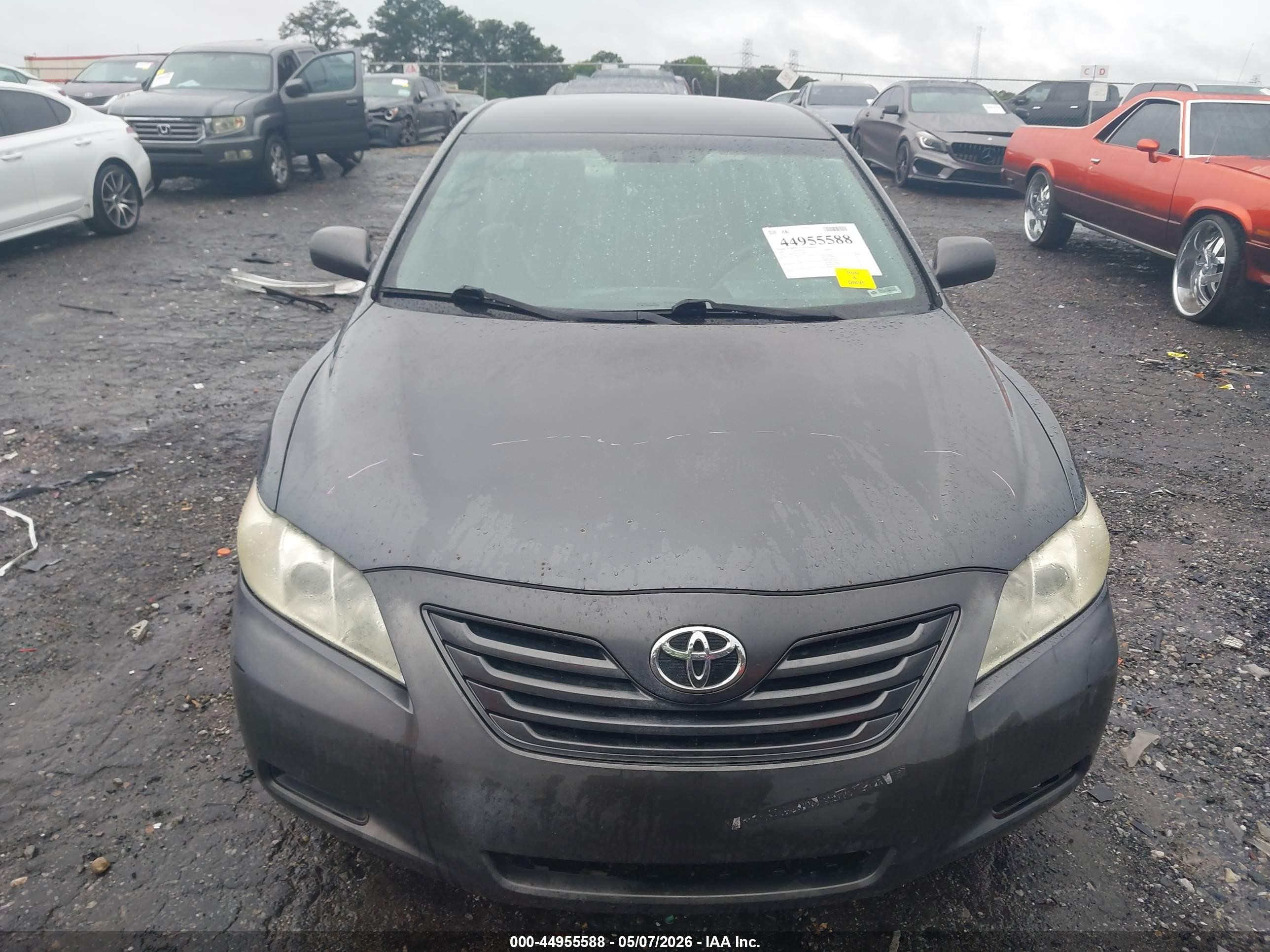 2007 Toyota Camry Le Серый vin: 4T1BE46K27U192384