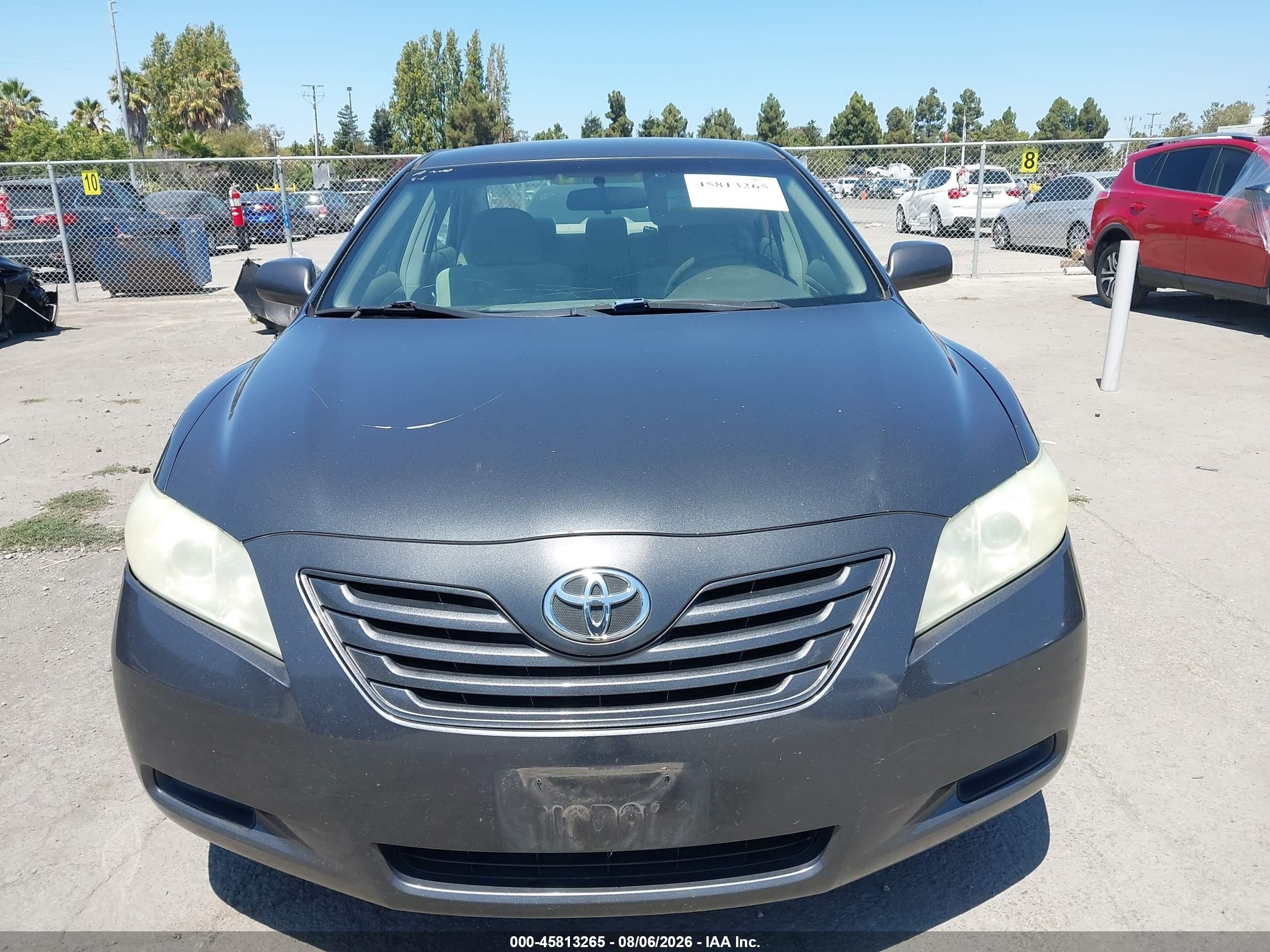 2007 Toyota Camry Le Gray vin: 4T1BE46K27U504736