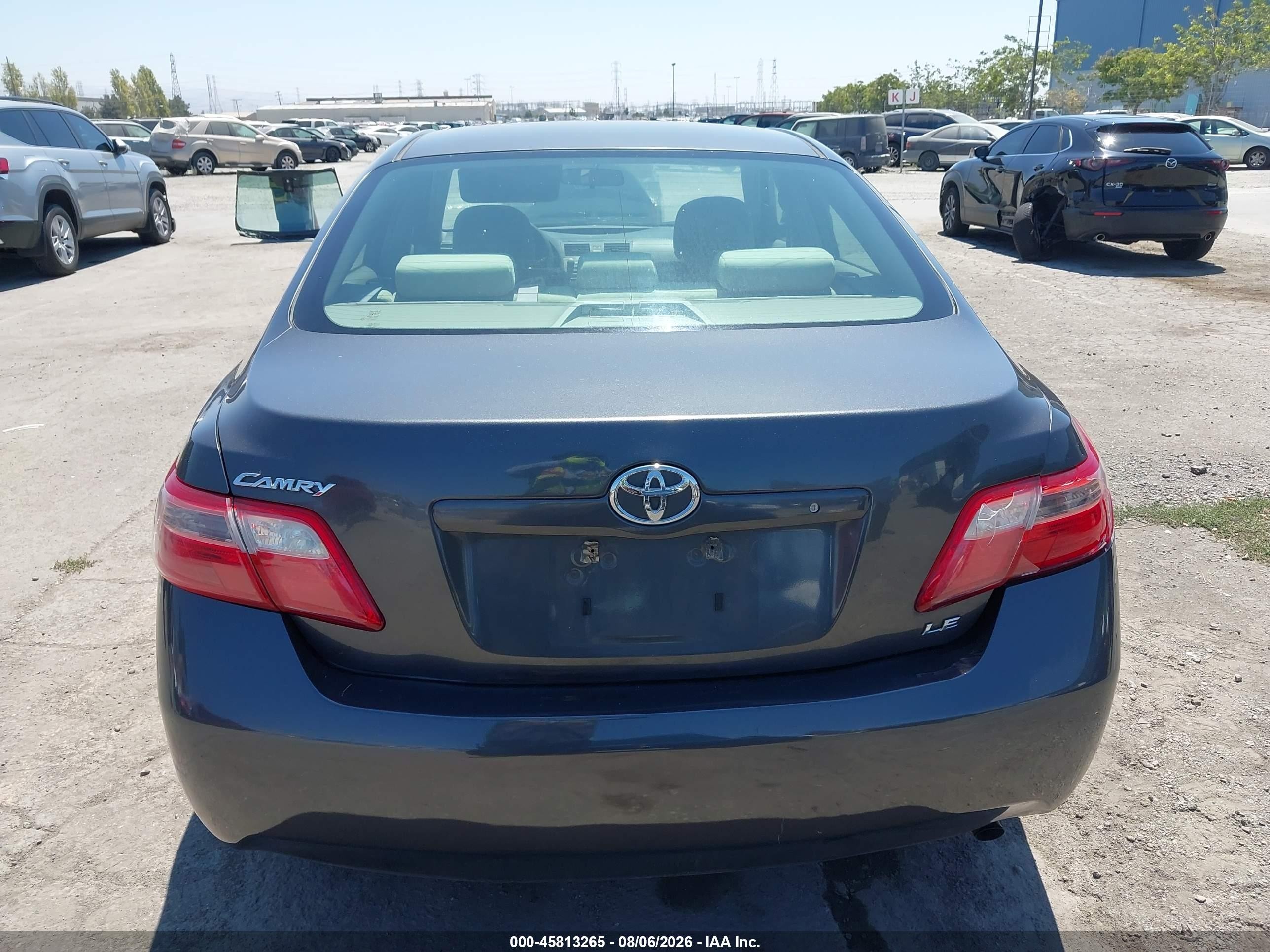2007 Toyota Camry Le Gray vin: 4T1BE46K27U504736