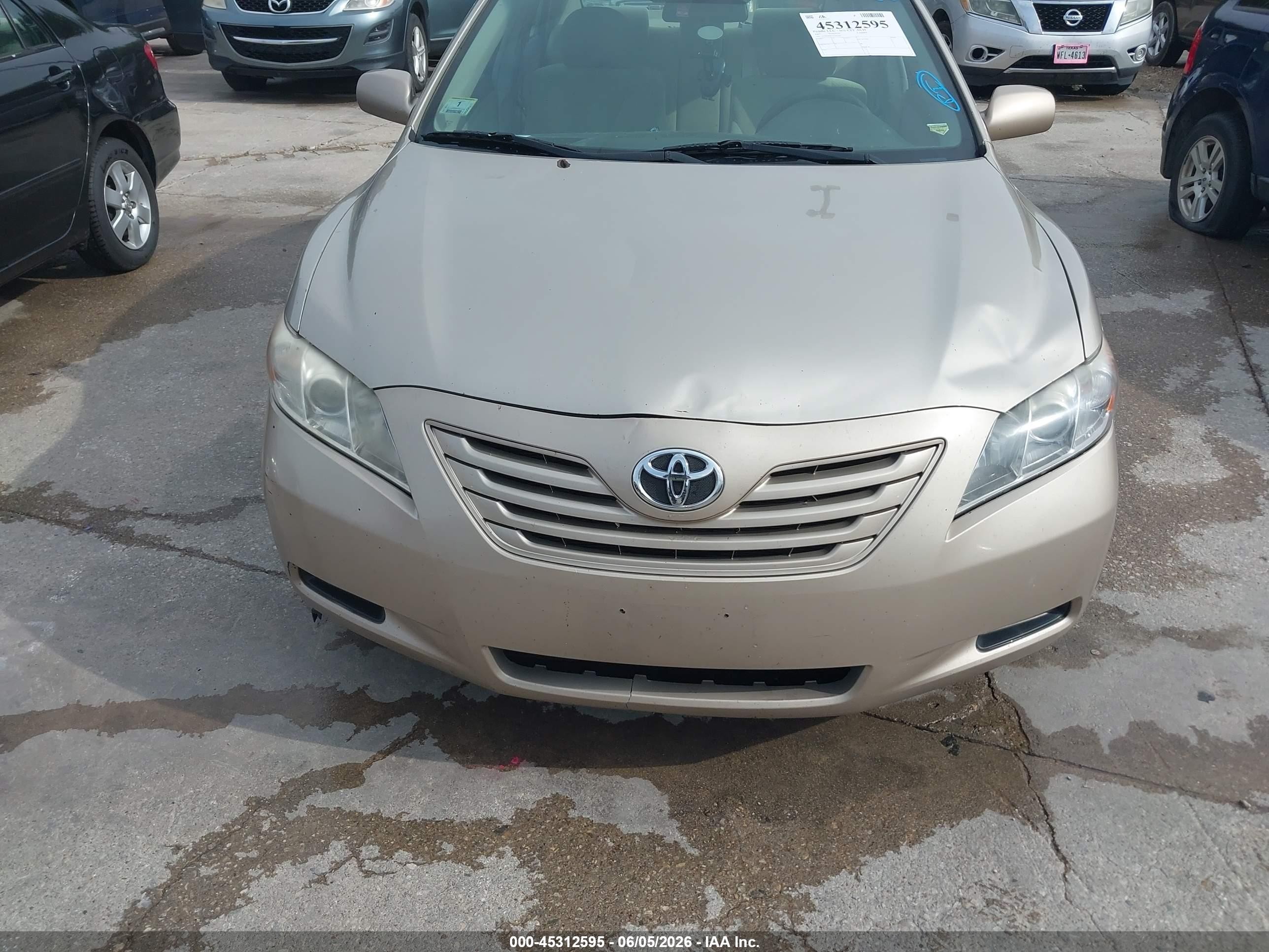 2007 Toyota Camry Ce Gold vin: 4T1BE46K27U505322
