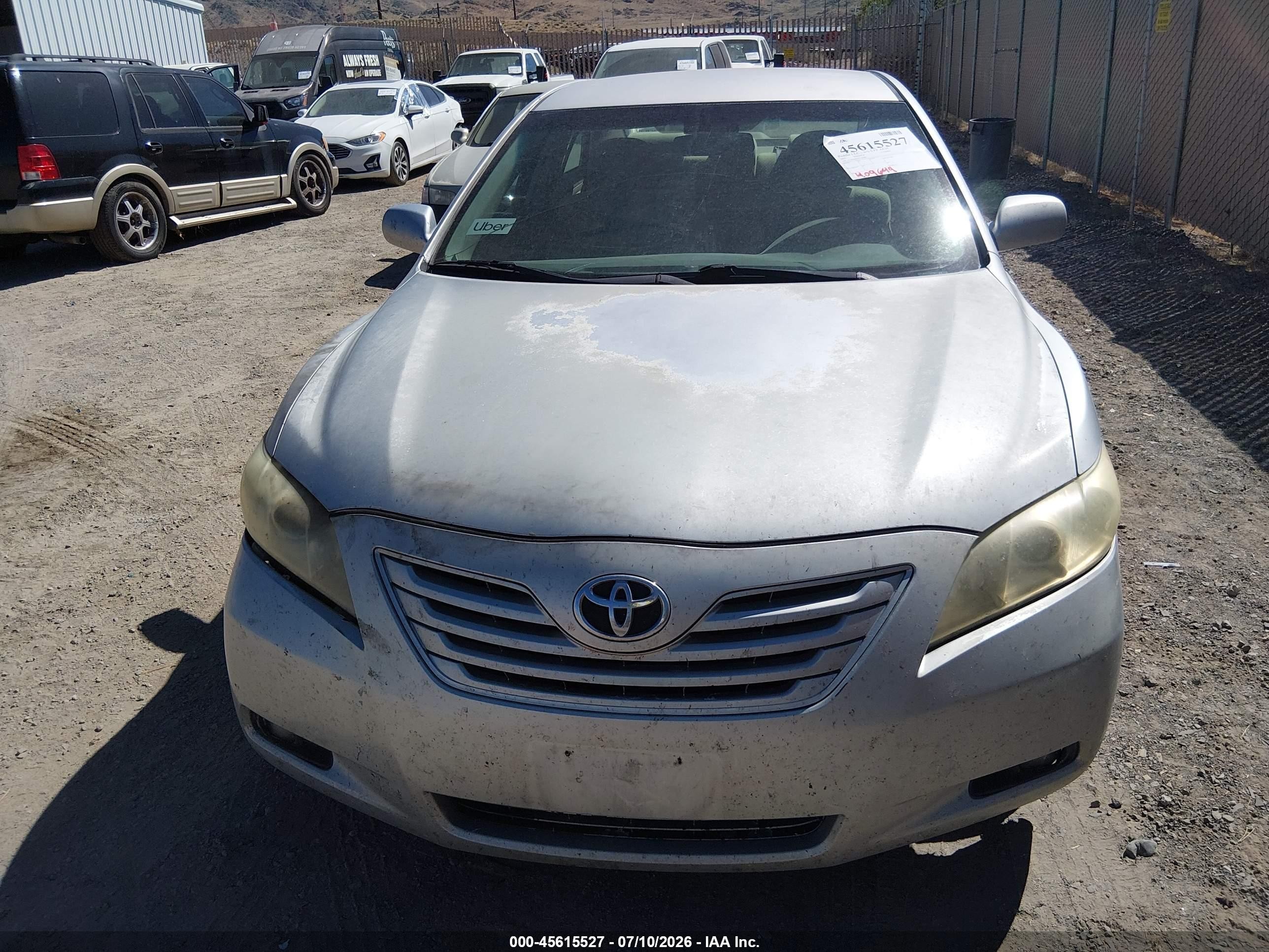 2007 Toyota Camry Le Серебряный vin: 4T1BE46K27U520080