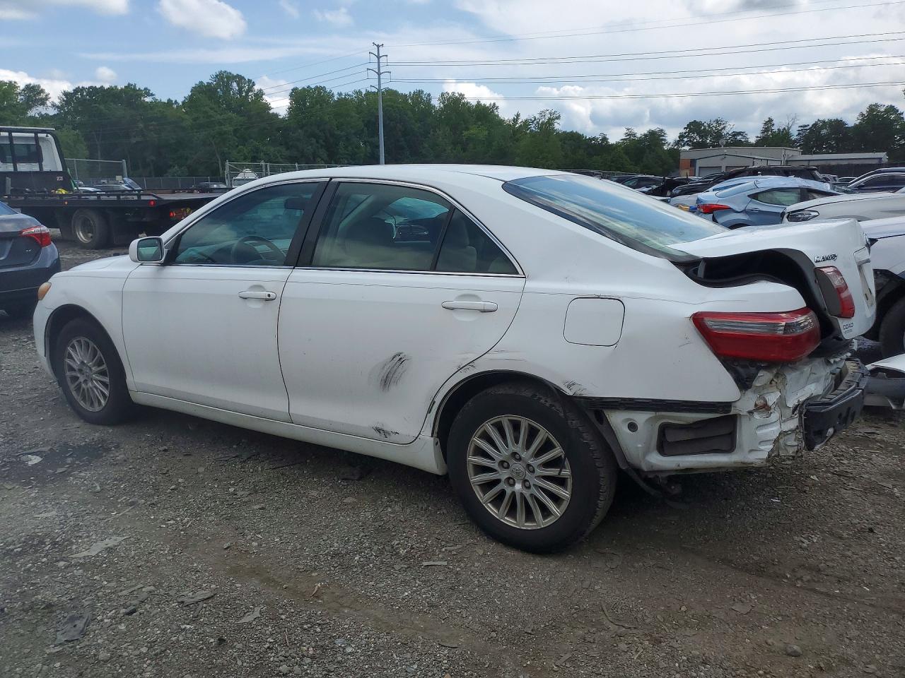2007 Toyota Camry Le Белый vin: 4T1BE46K27U526882