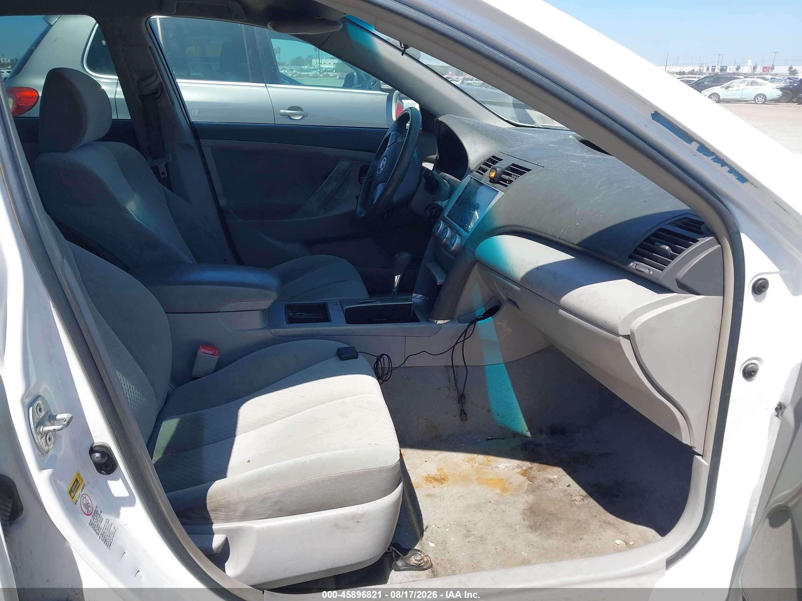 2007 Toyota Camry Ce White vin: 4T1BE46K27U535033