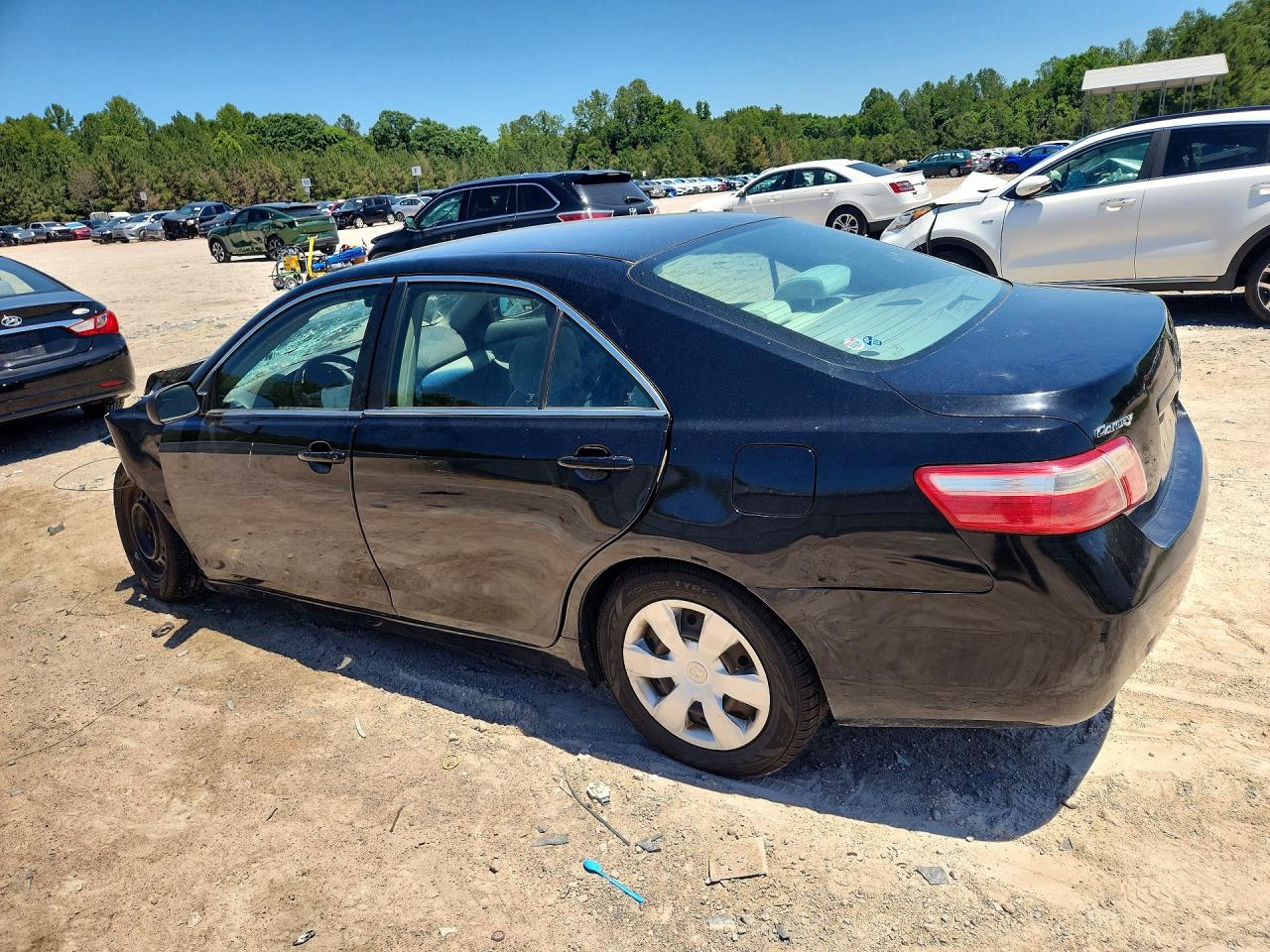 2007 Toyota Camry Ce Черный vin: 4T1BE46K27U535341