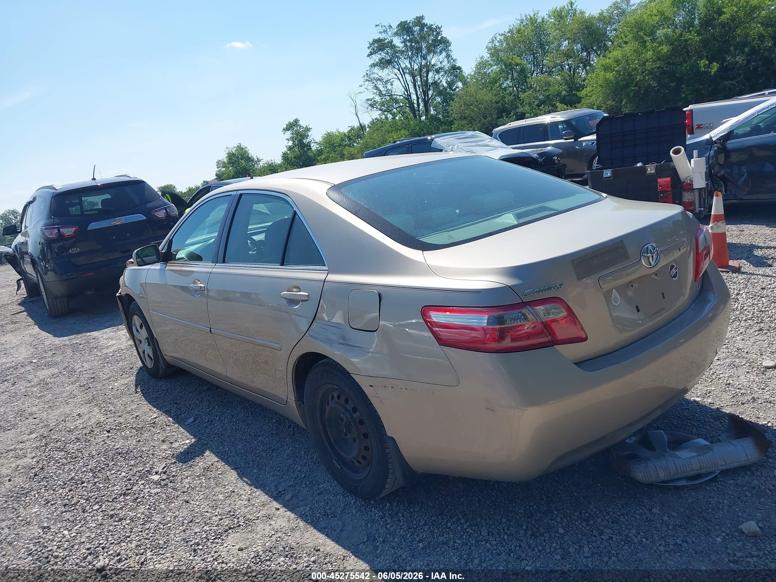2007 Toyota Camry Le Tan vin: 4T1BE46K27U549949