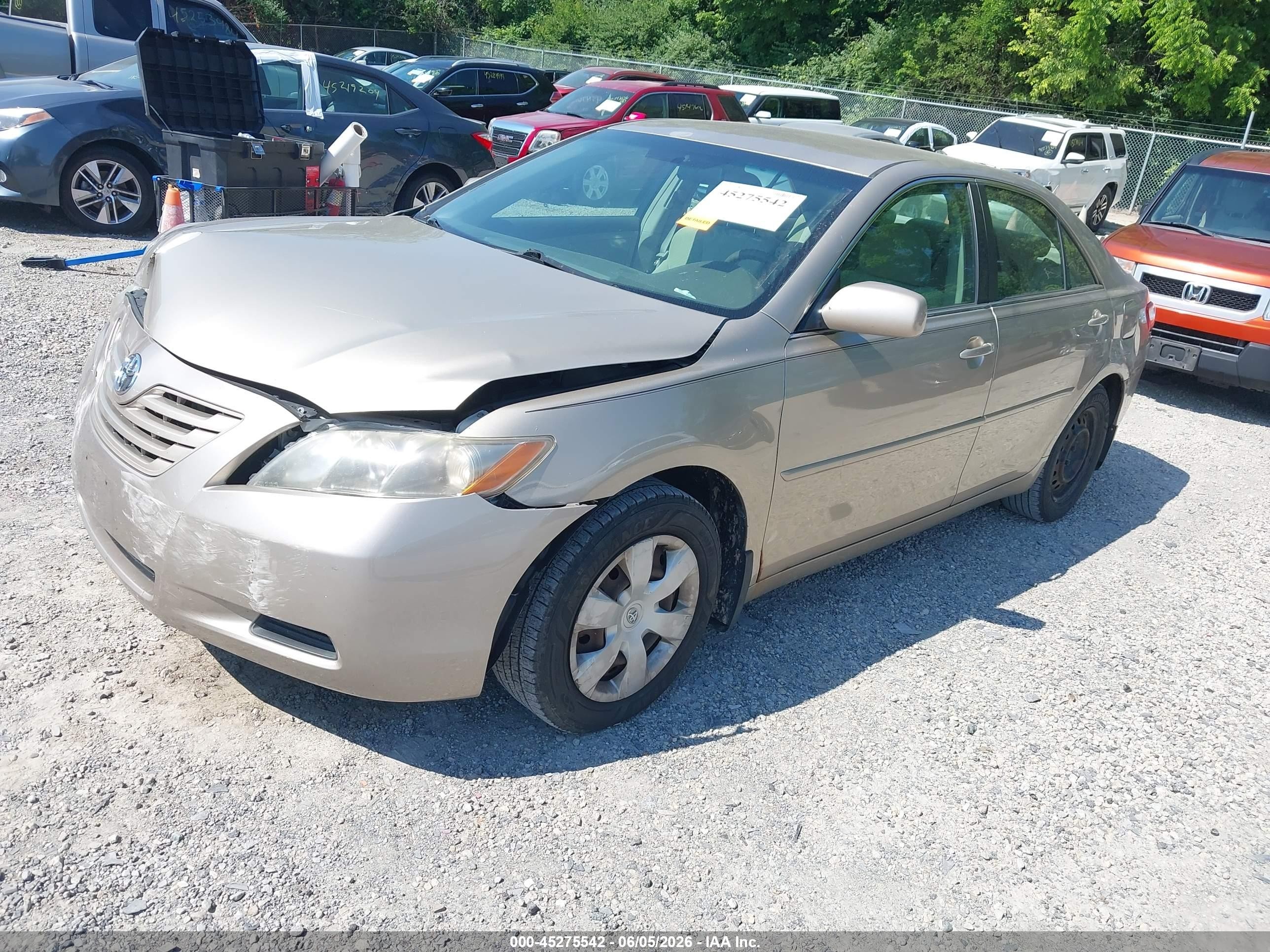 2007 Toyota Camry Le Tan vin: 4T1BE46K27U549949