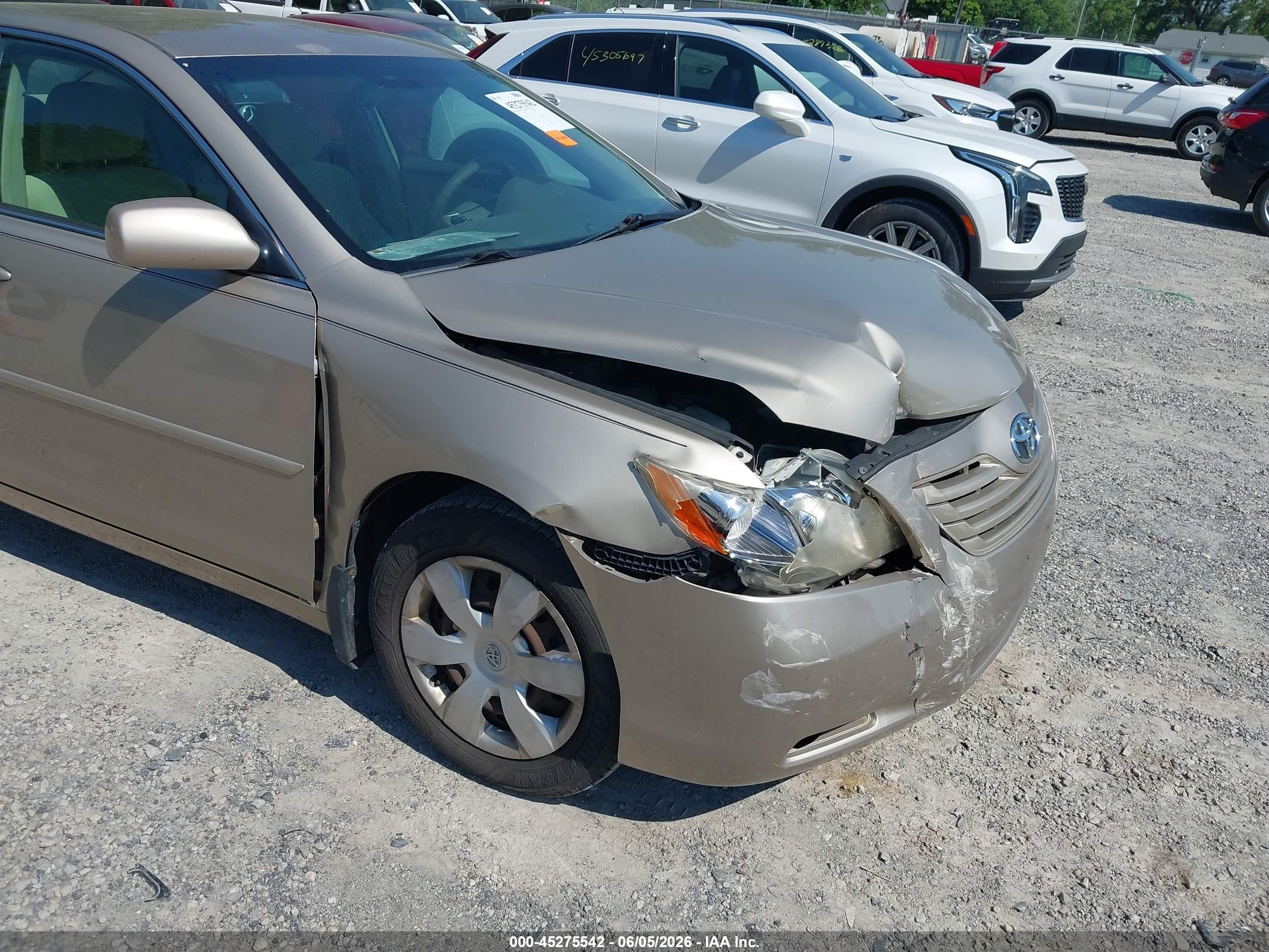 2007 Toyota Camry Le Tan vin: 4T1BE46K27U549949