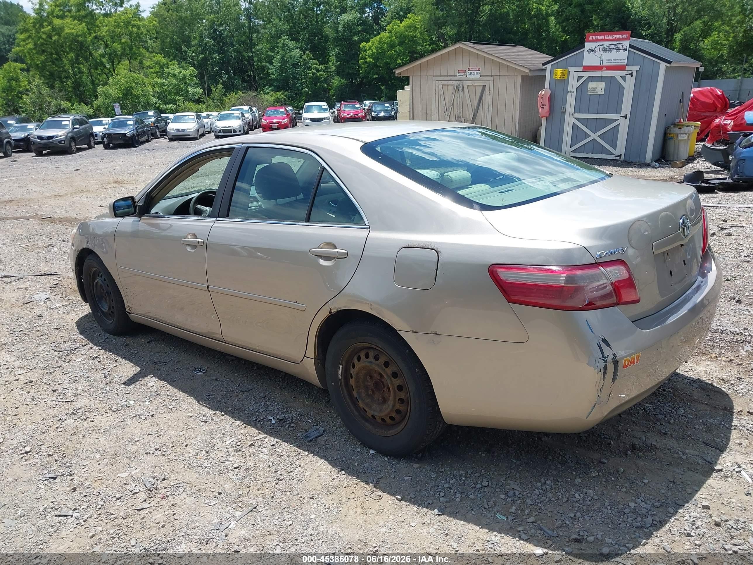 2007 Toyota Camry Le Beige vin: 4T1BE46K27U558618
