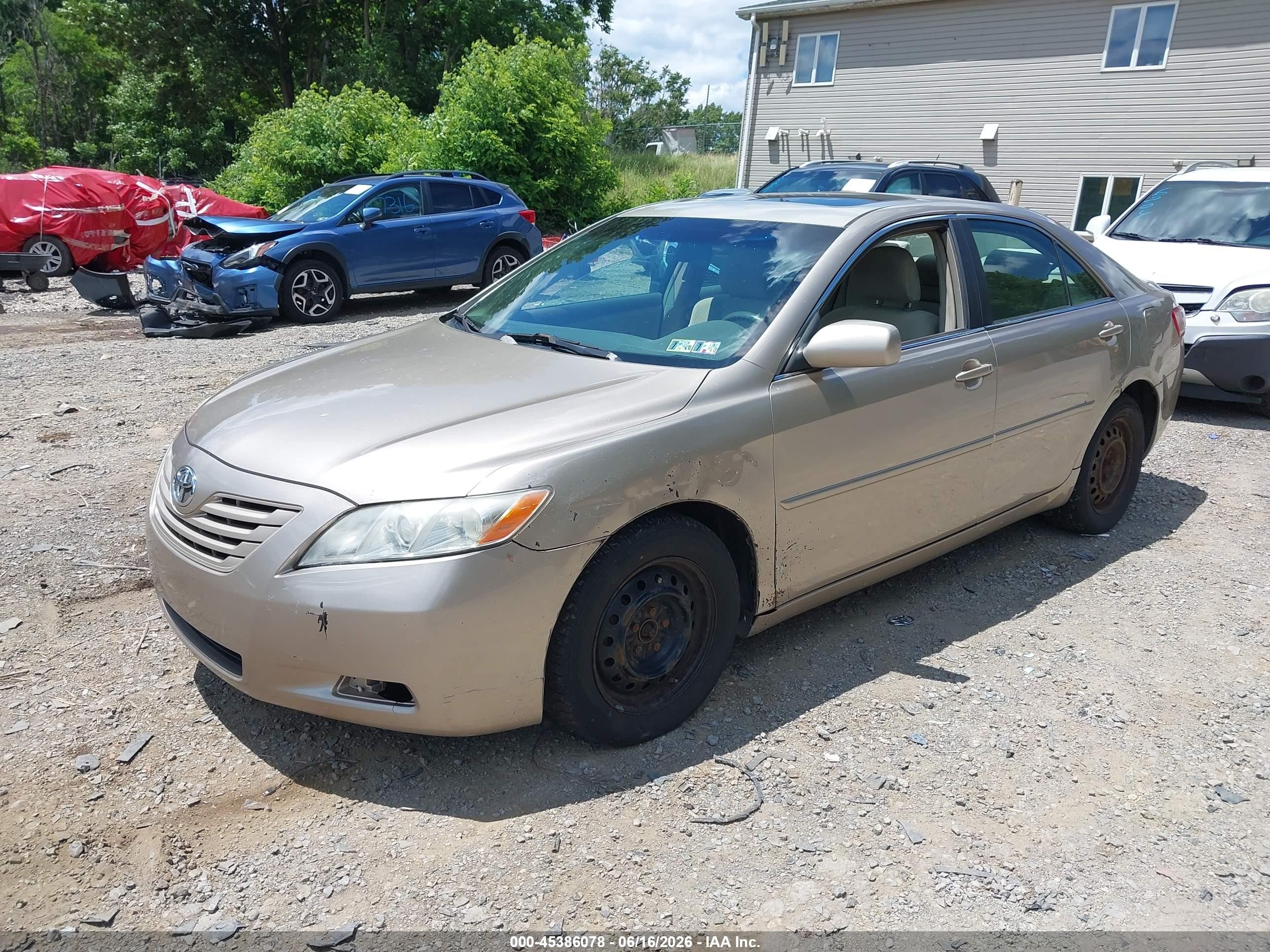 2007 Toyota Camry Le Beige vin: 4T1BE46K27U558618