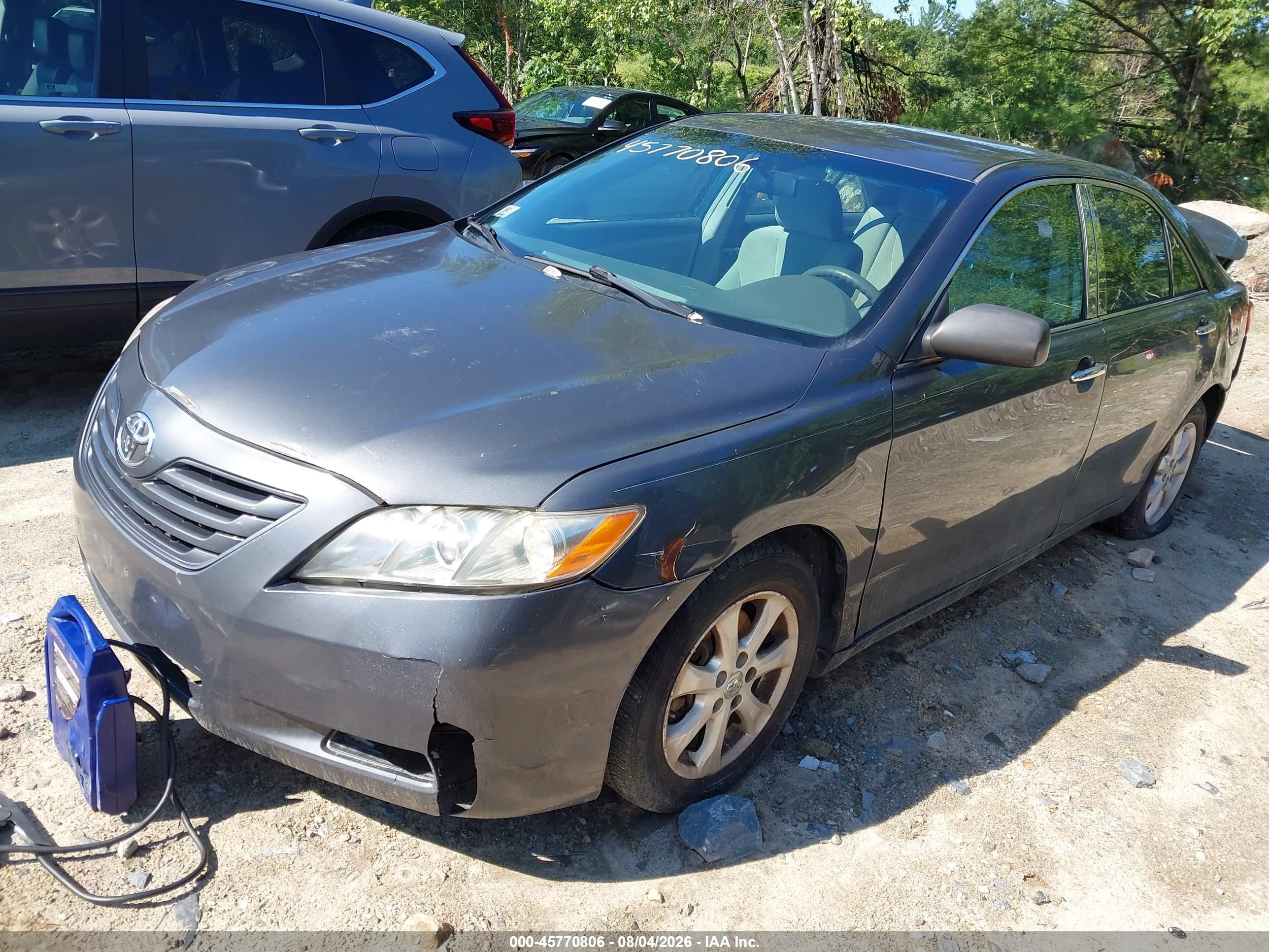 2007 Toyota Camry Le Gray vin: 4T1BE46K27U564256