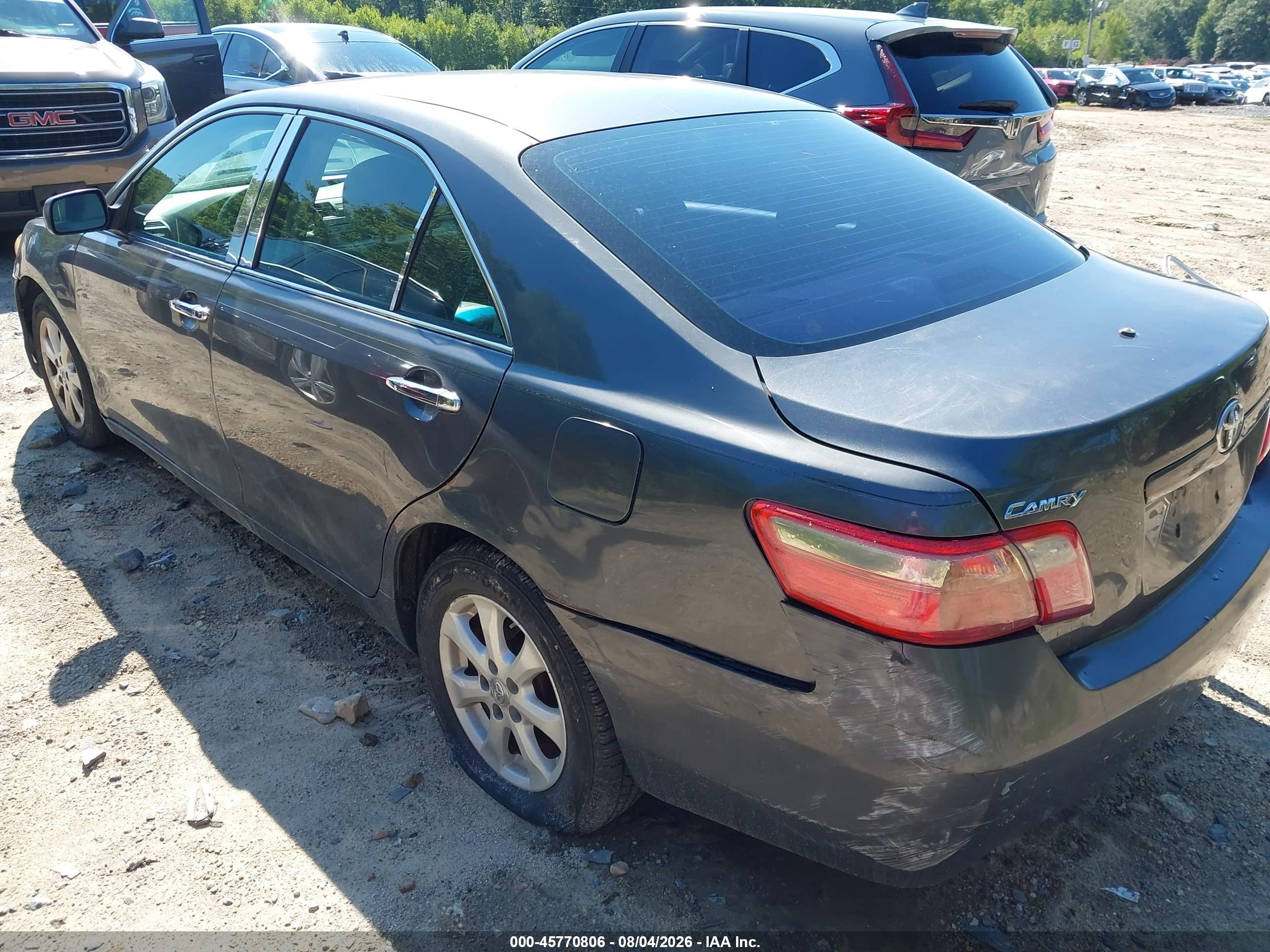 2007 Toyota Camry Le Gray vin: 4T1BE46K27U564256