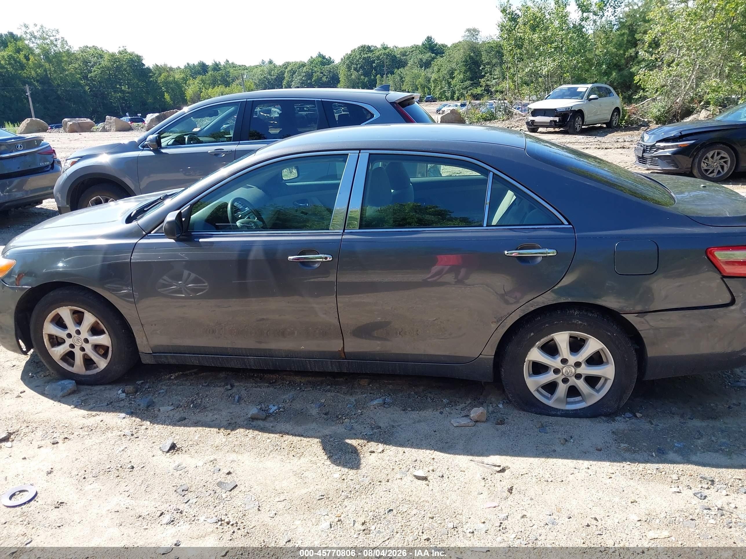2007 Toyota Camry Le Gray vin: 4T1BE46K27U564256