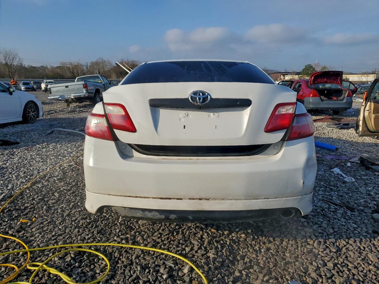 2007 Toyota Camry Le White vin: 4T1BE46K27U601998
