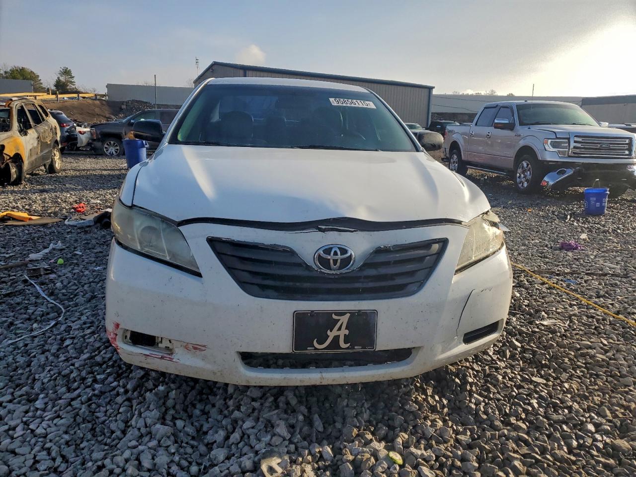 2007 Toyota Camry Le White vin: 4T1BE46K27U601998