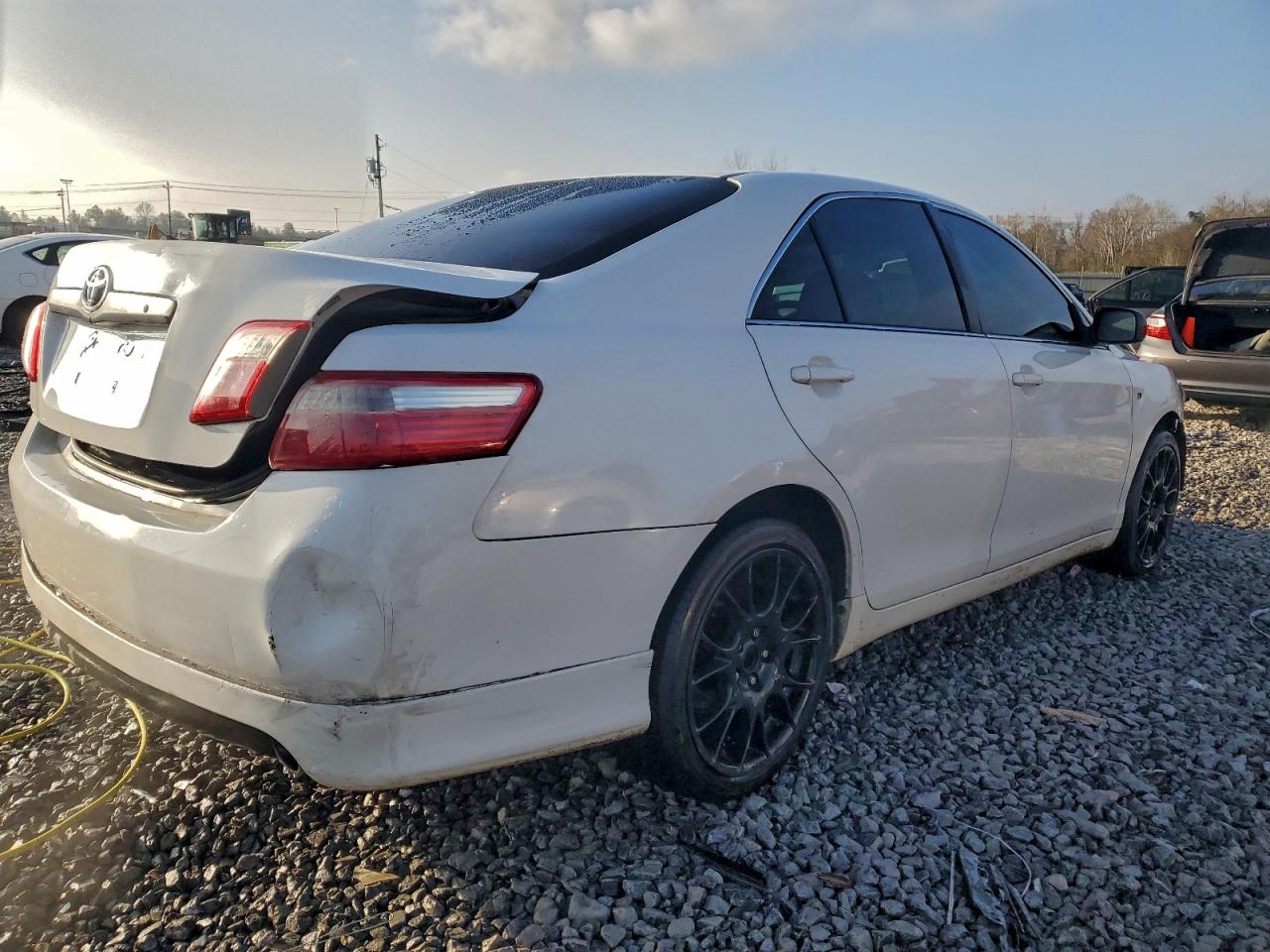 2007 Toyota Camry Le White vin: 4T1BE46K27U601998