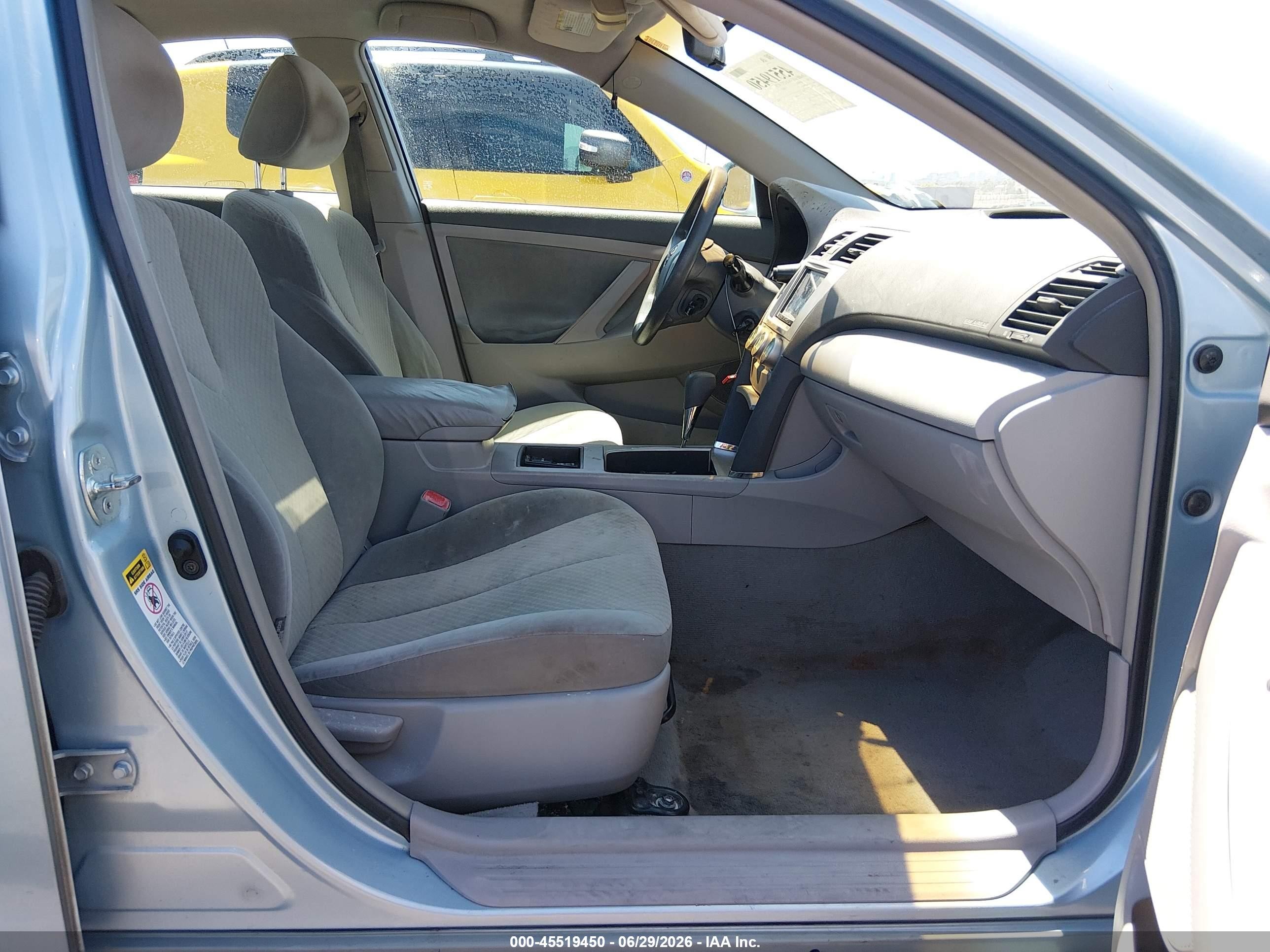 2007 Toyota Camry Le Light Blue vin: 4T1BE46K27U605159