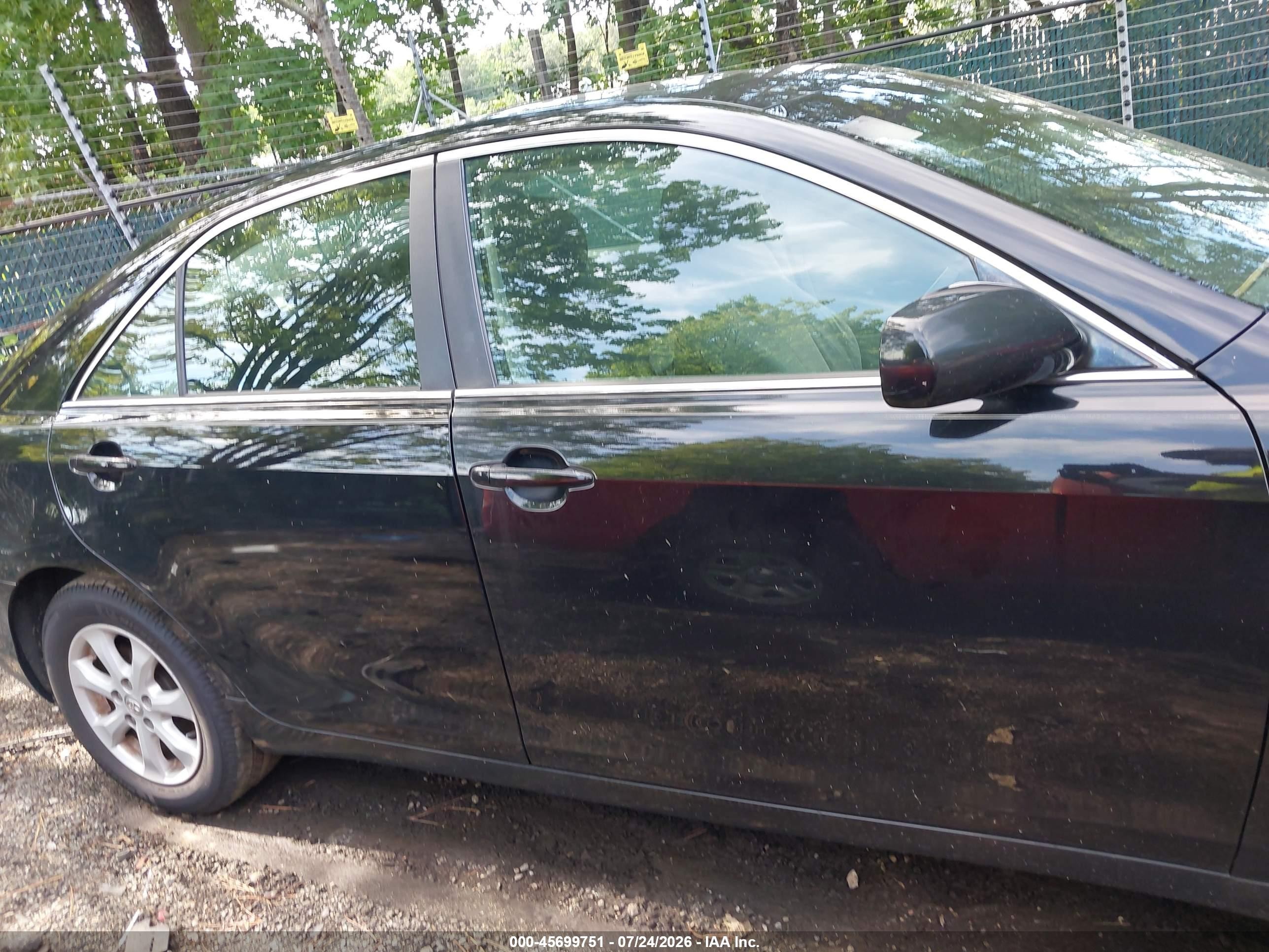 2007 Toyota Camry Ce/le/xle/se Black vin: 4T1BE46K27U611026