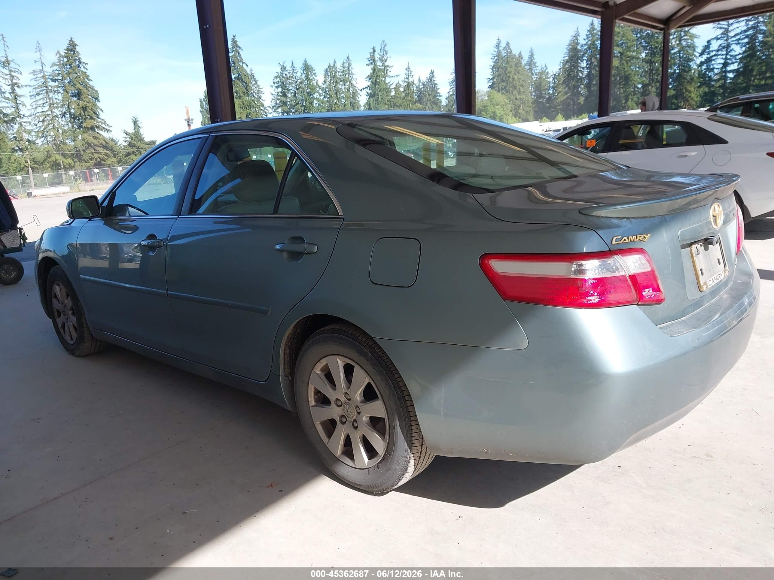 2007 Toyota Camry Xle Green vin: 4T1BE46K27U613357