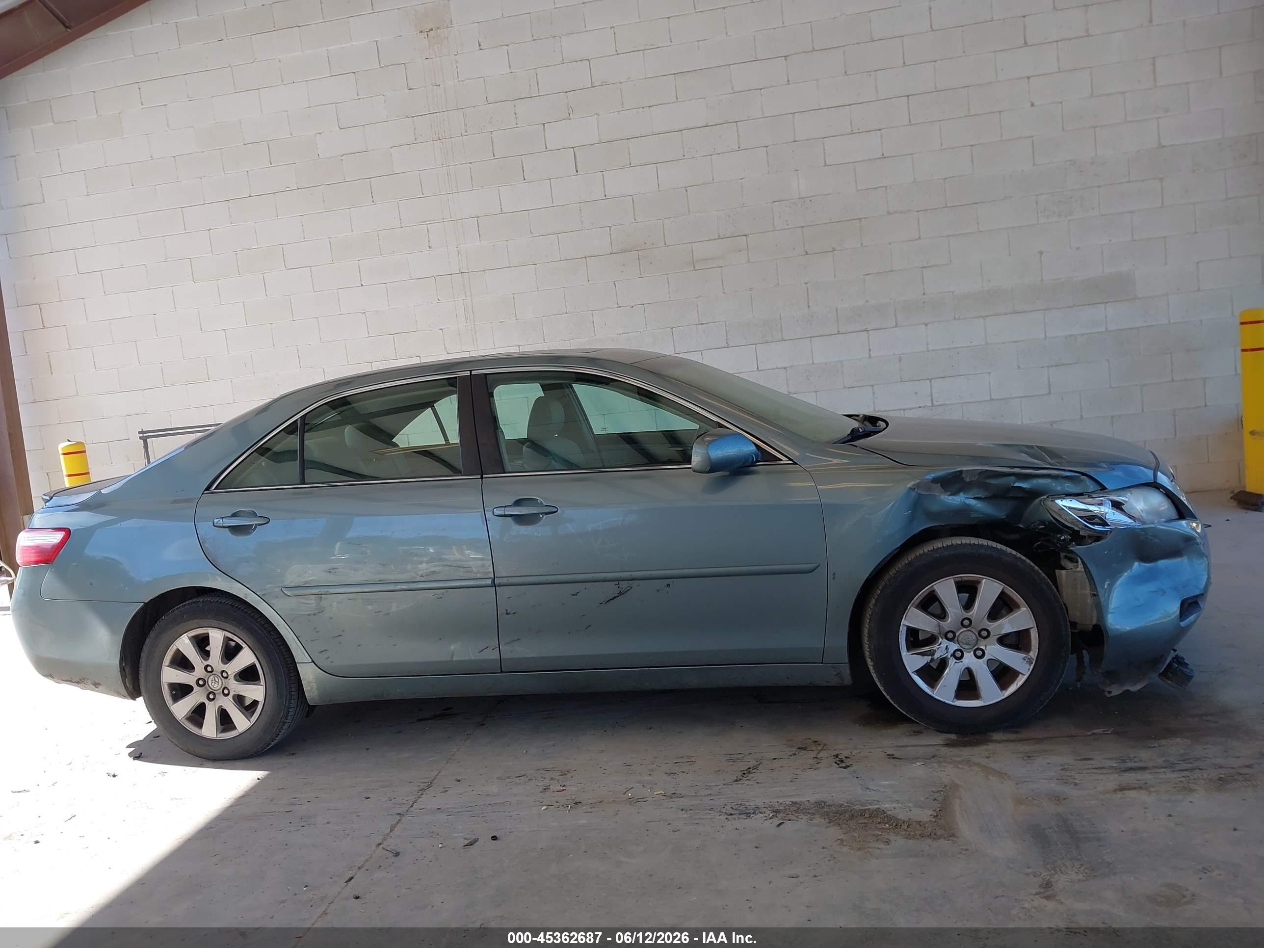 2007 Toyota Camry Xle Green vin: 4T1BE46K27U613357