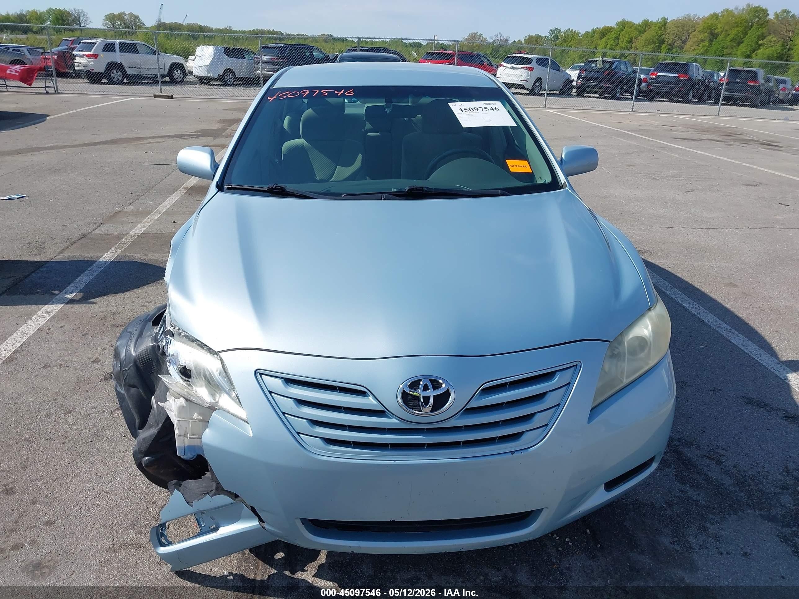 2007 Toyota Camry Le Blue vin: 4T1BE46K27U615089