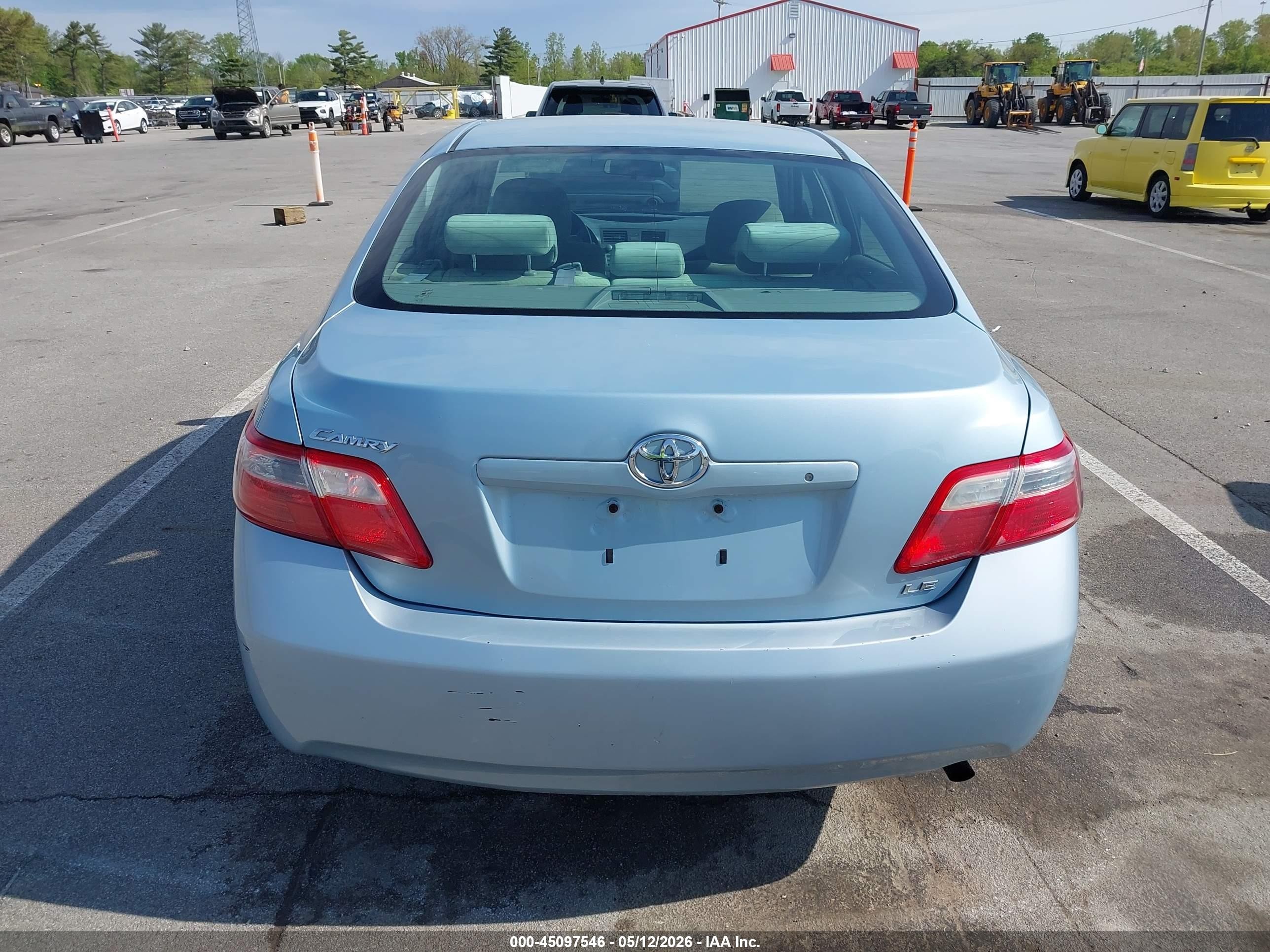 2007 Toyota Camry Le Blue vin: 4T1BE46K27U615089