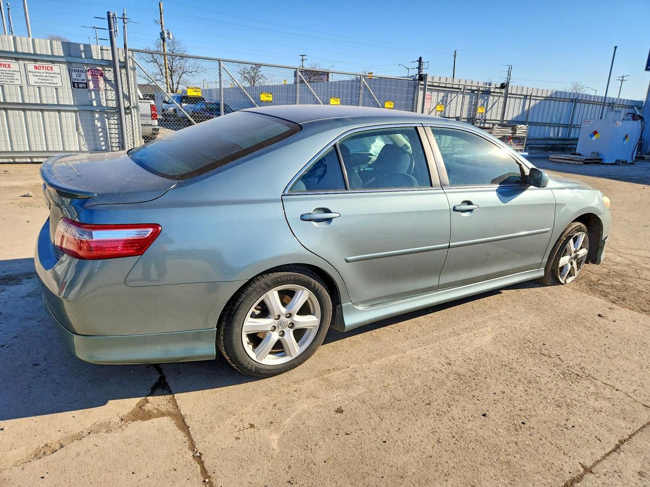 2007 Toyota Camry Se Teal vin: 4T1BE46K27U619238