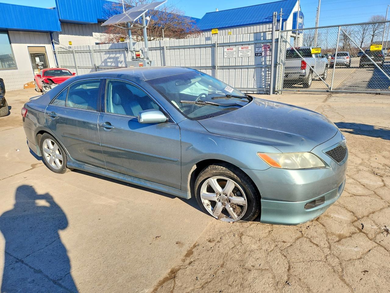 2007 Toyota Camry Se Teal vin: 4T1BE46K27U619238