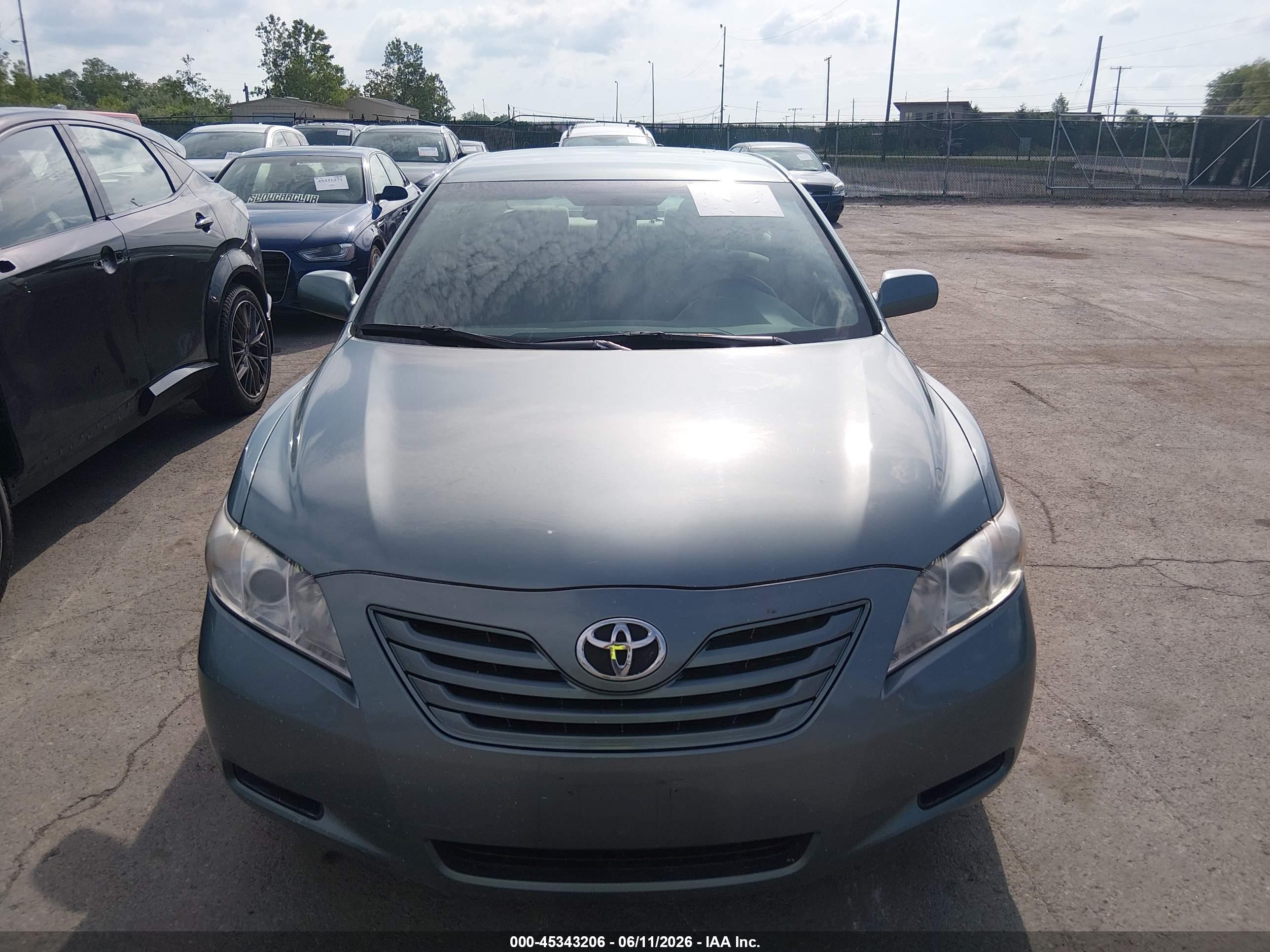 2007 Toyota Camry Le Green vin: 4T1BE46K27U628649