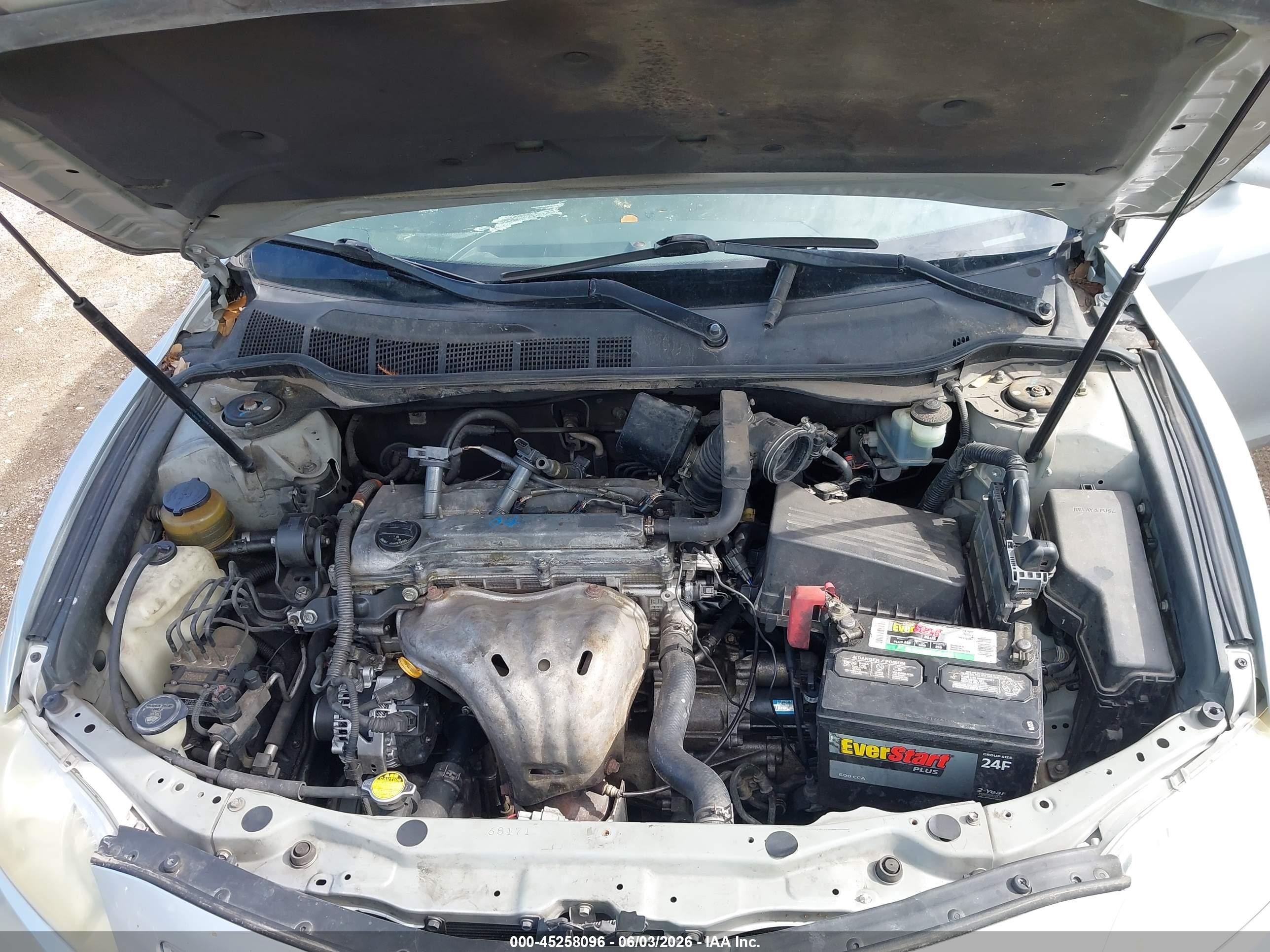 2007 Toyota Camry Le Silver vin: 4T1BE46K27U632975