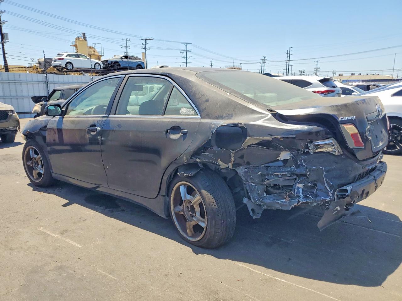 2007 Toyota Camry Ce Black vin: 4T1BE46K27U647539