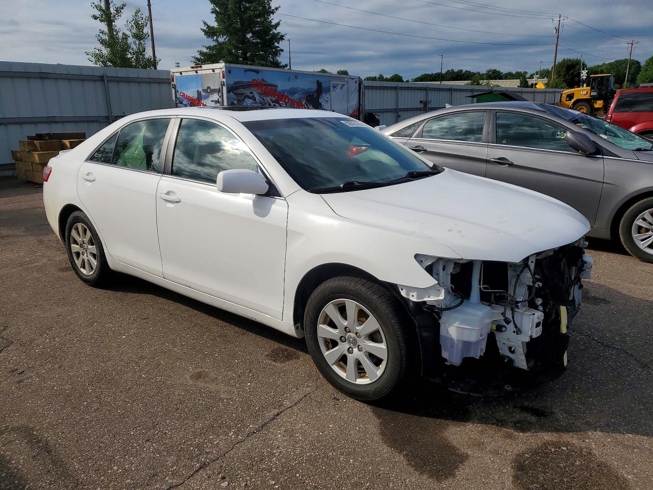 2007 Toyota Camry Xle White vin: 4T1BE46K27U661490