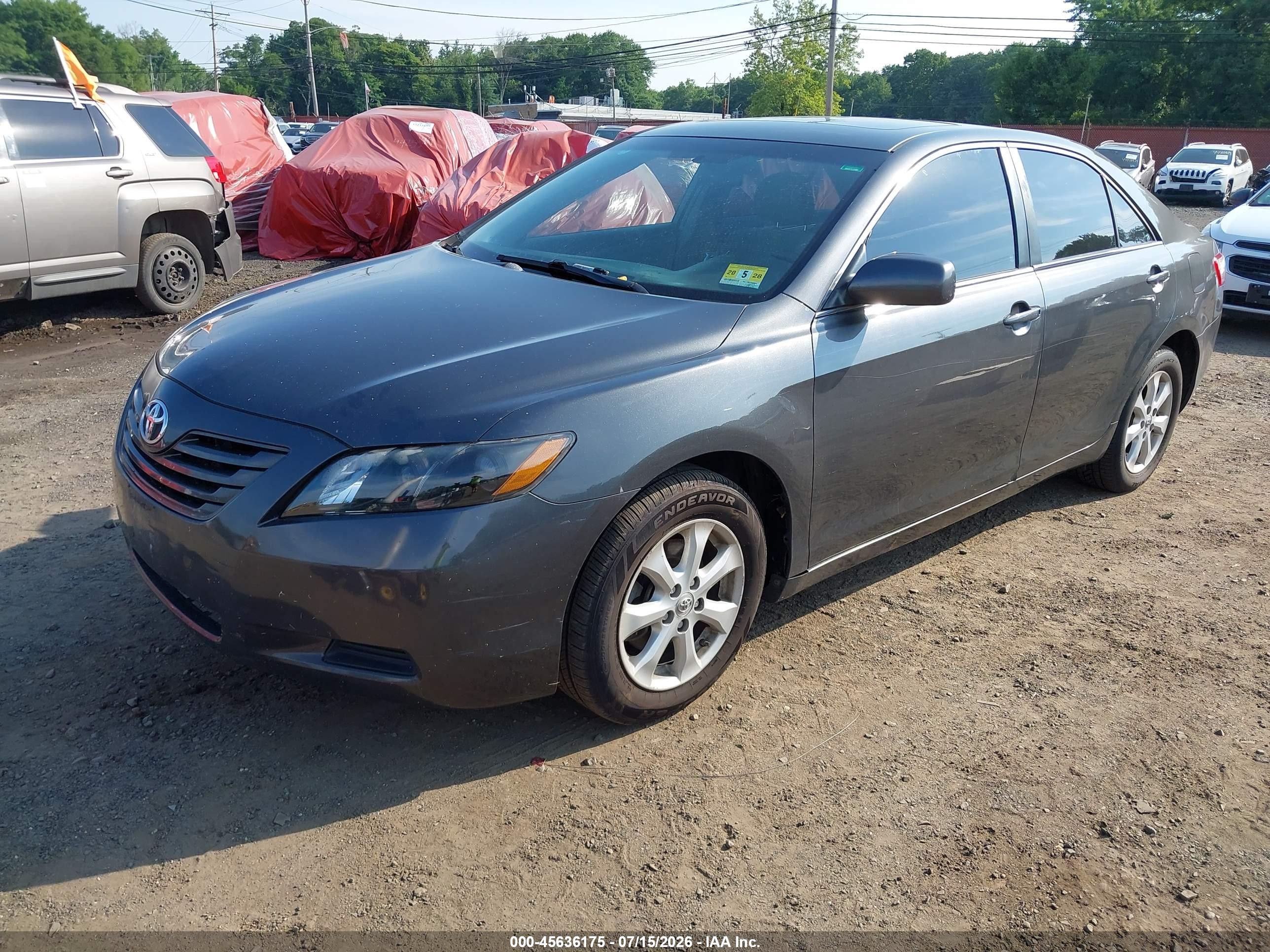 2007 Toyota Camry Le Gray vin: 4T1BE46K27U666981