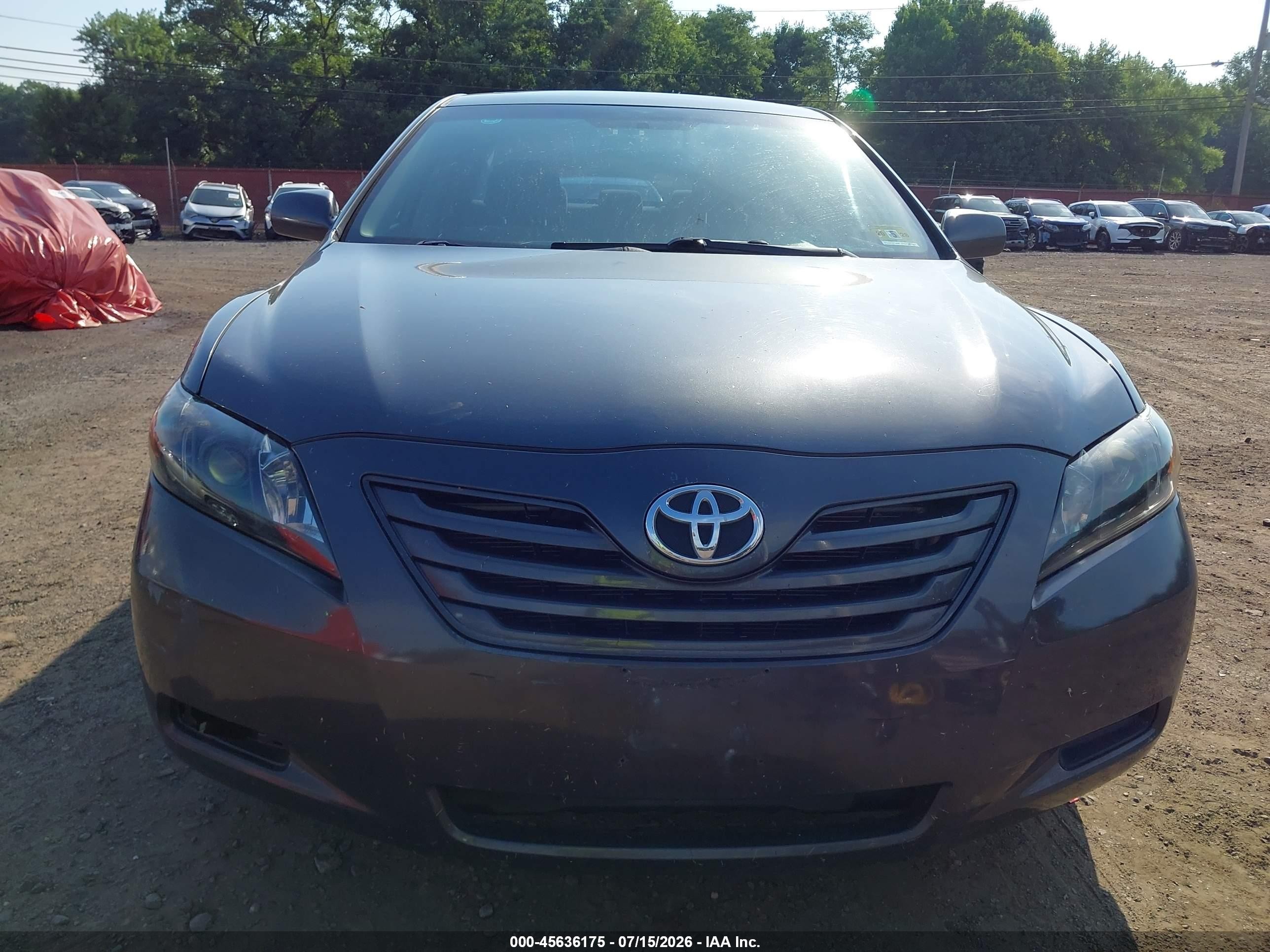 2007 Toyota Camry Le Gray vin: 4T1BE46K27U666981