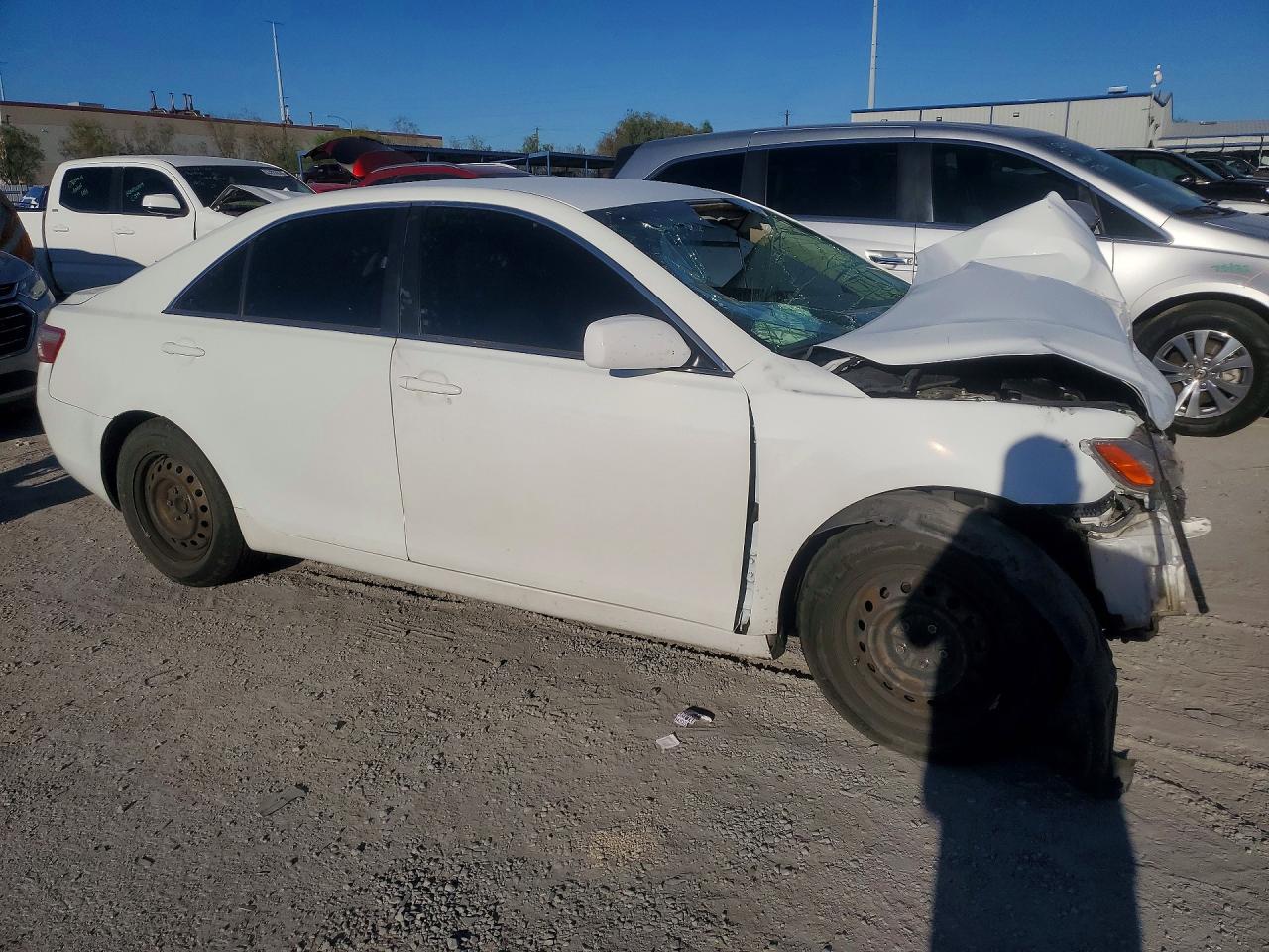 2007 Toyota Camry Le White vin: 4T1BE46K27U670545
