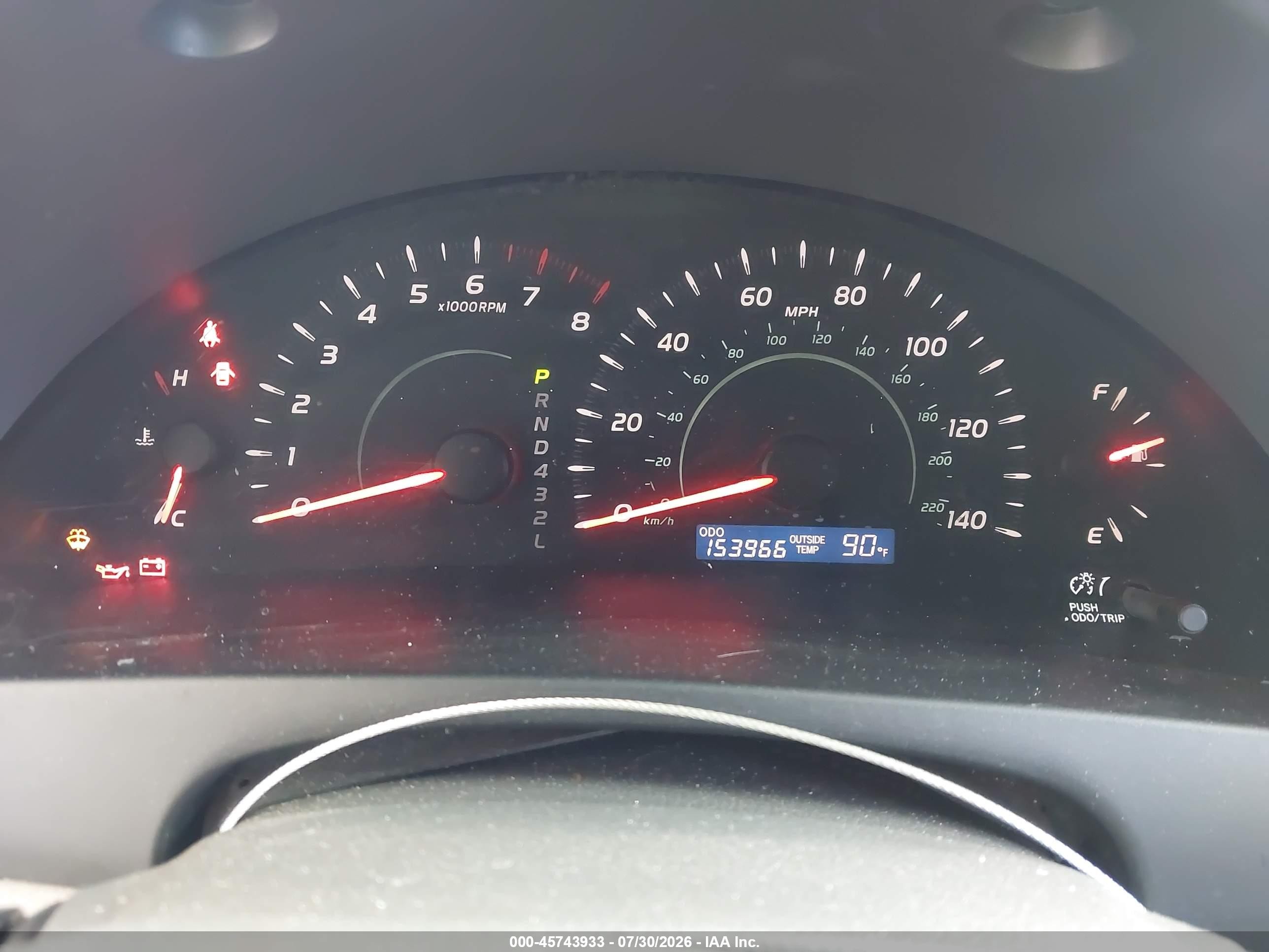 2007 Toyota Camry Le Black vin: 4T1BE46K27U686132