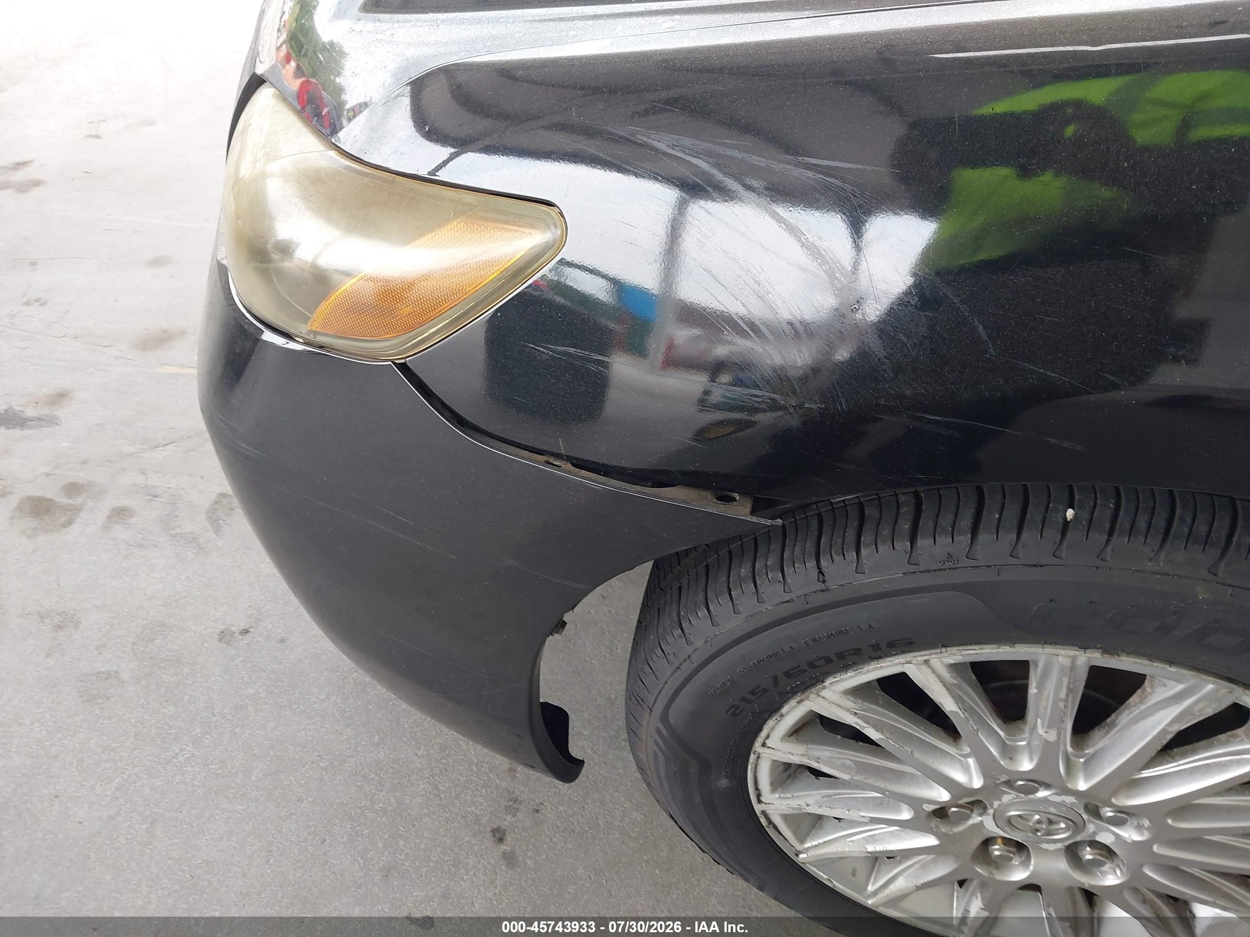 2007 Toyota Camry Le Black vin: 4T1BE46K27U686132