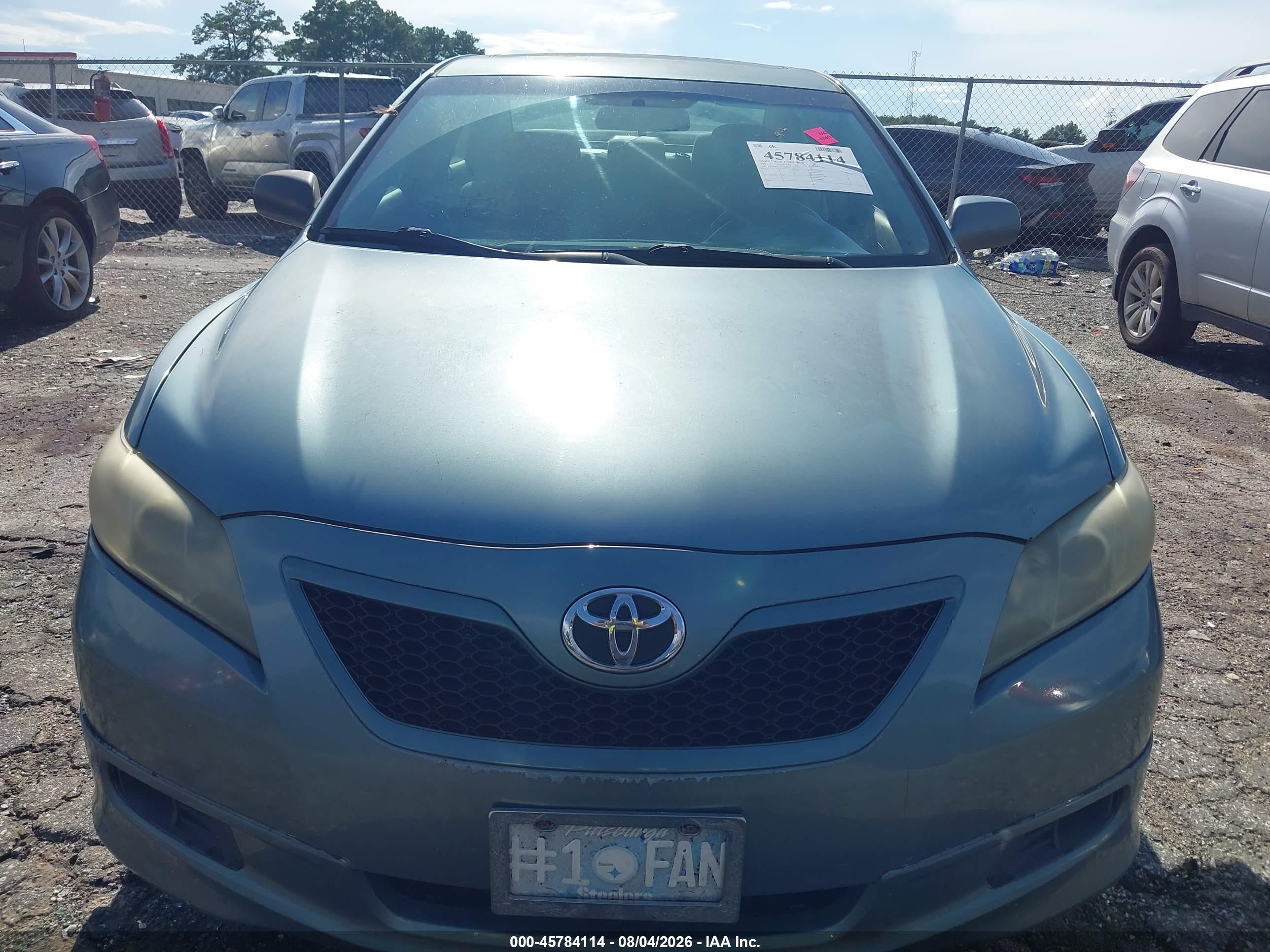 2007 Toyota Camry Se Light Blue vin: 4T1BE46K27U686924