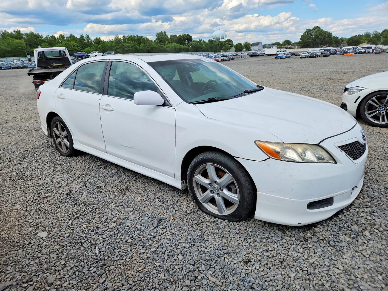 2007 Toyota Camry White vin: 4T1BE46K27U707061