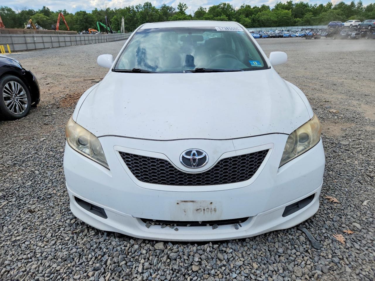 2007 Toyota Camry White vin: 4T1BE46K27U707061