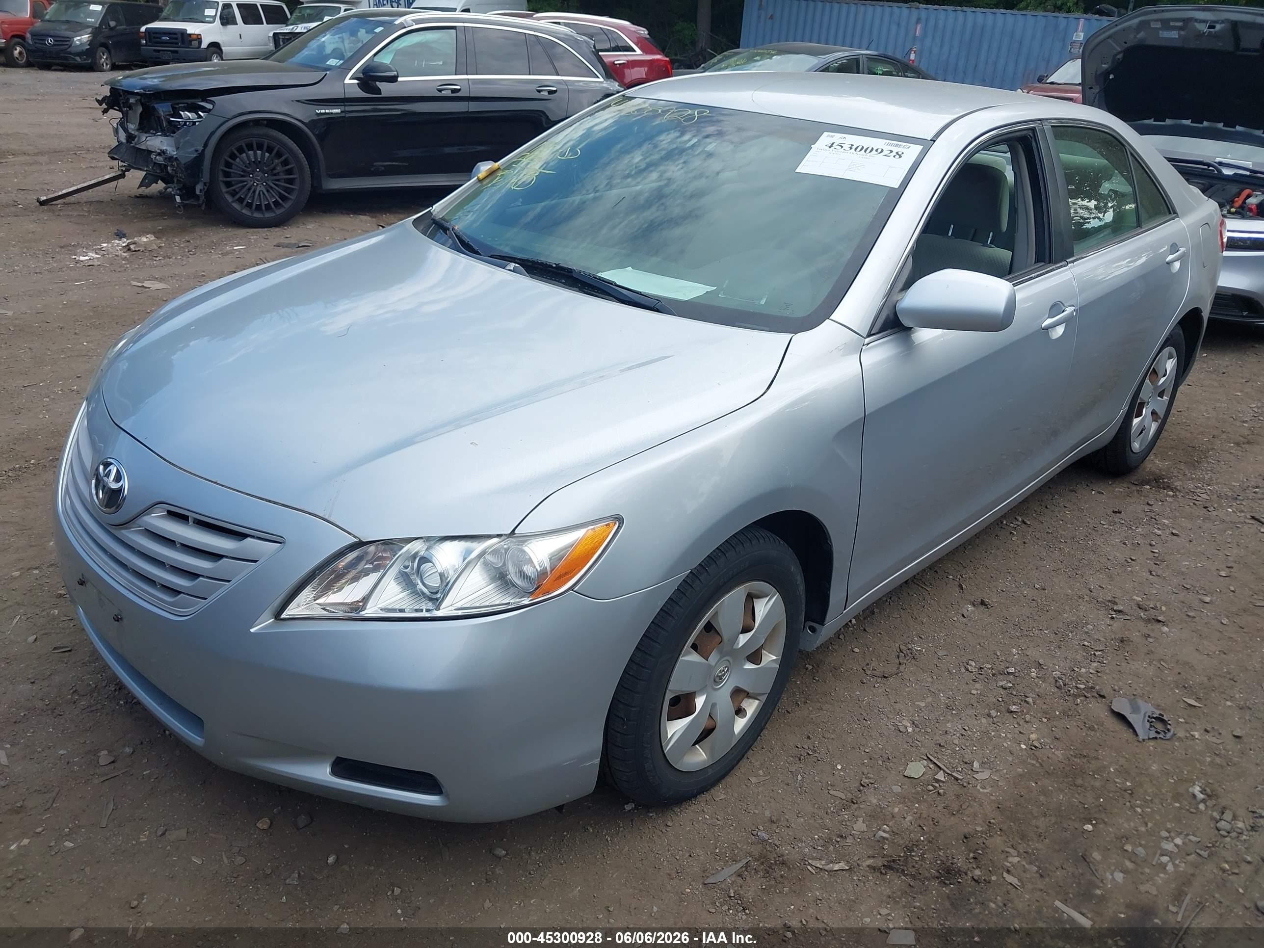 2007 Toyota Camry Ce/le/xle/se Silver vin: 4T1BE46K27U709117