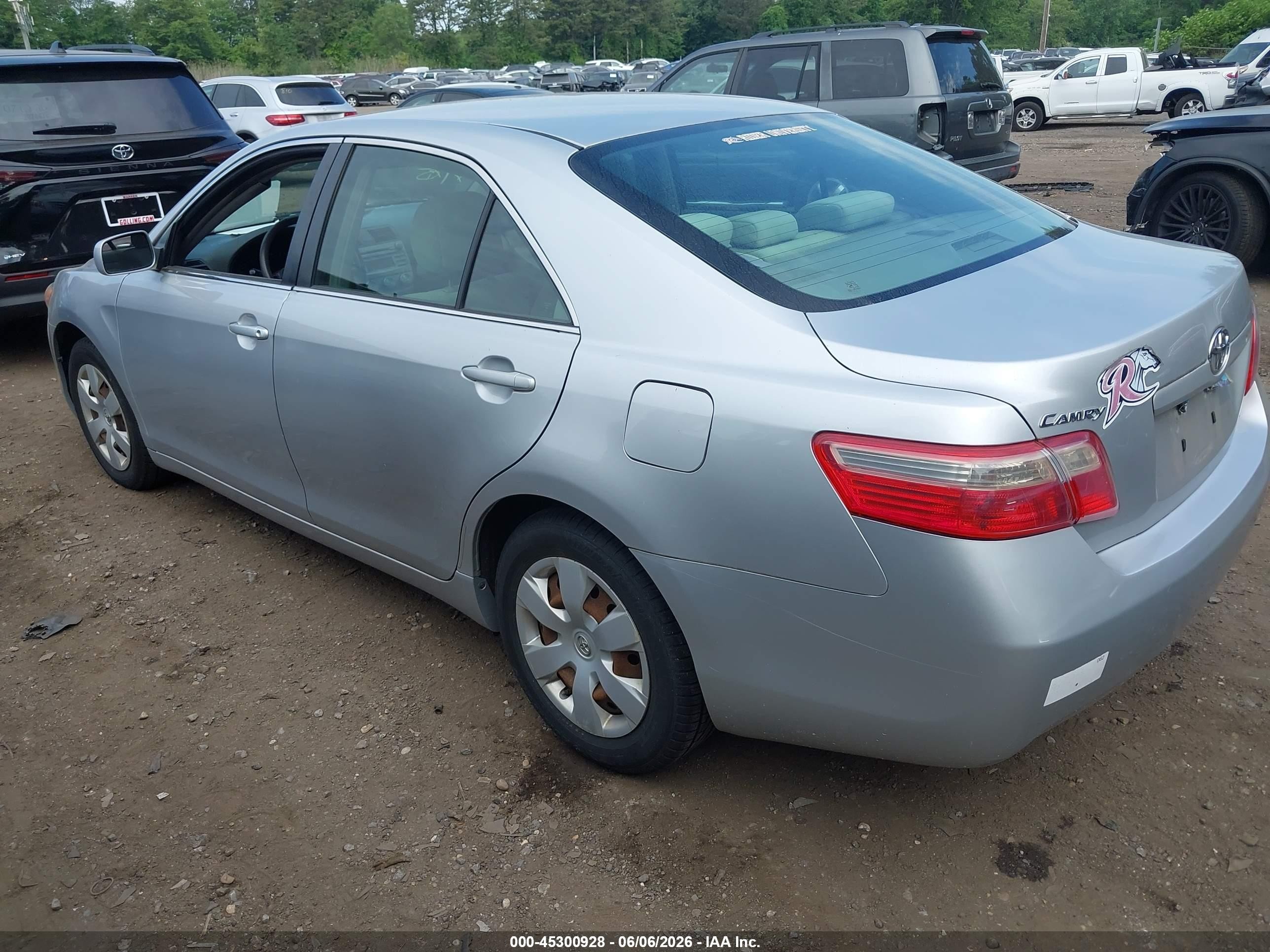 2007 Toyota Camry Ce/le/xle/se Silver vin: 4T1BE46K27U709117