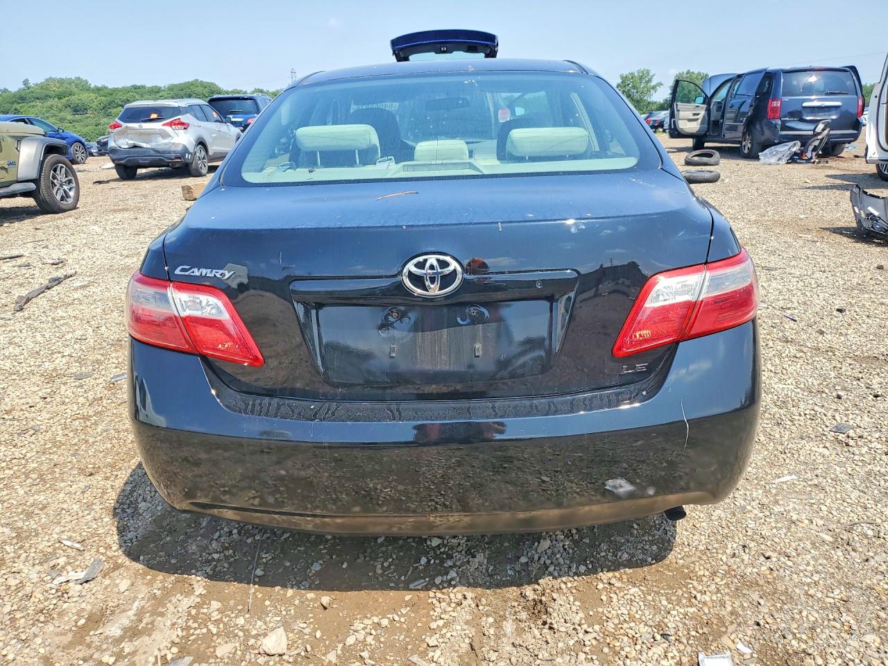 2007 Toyota Camry Le Black vin: 4T1BE46K27U710302