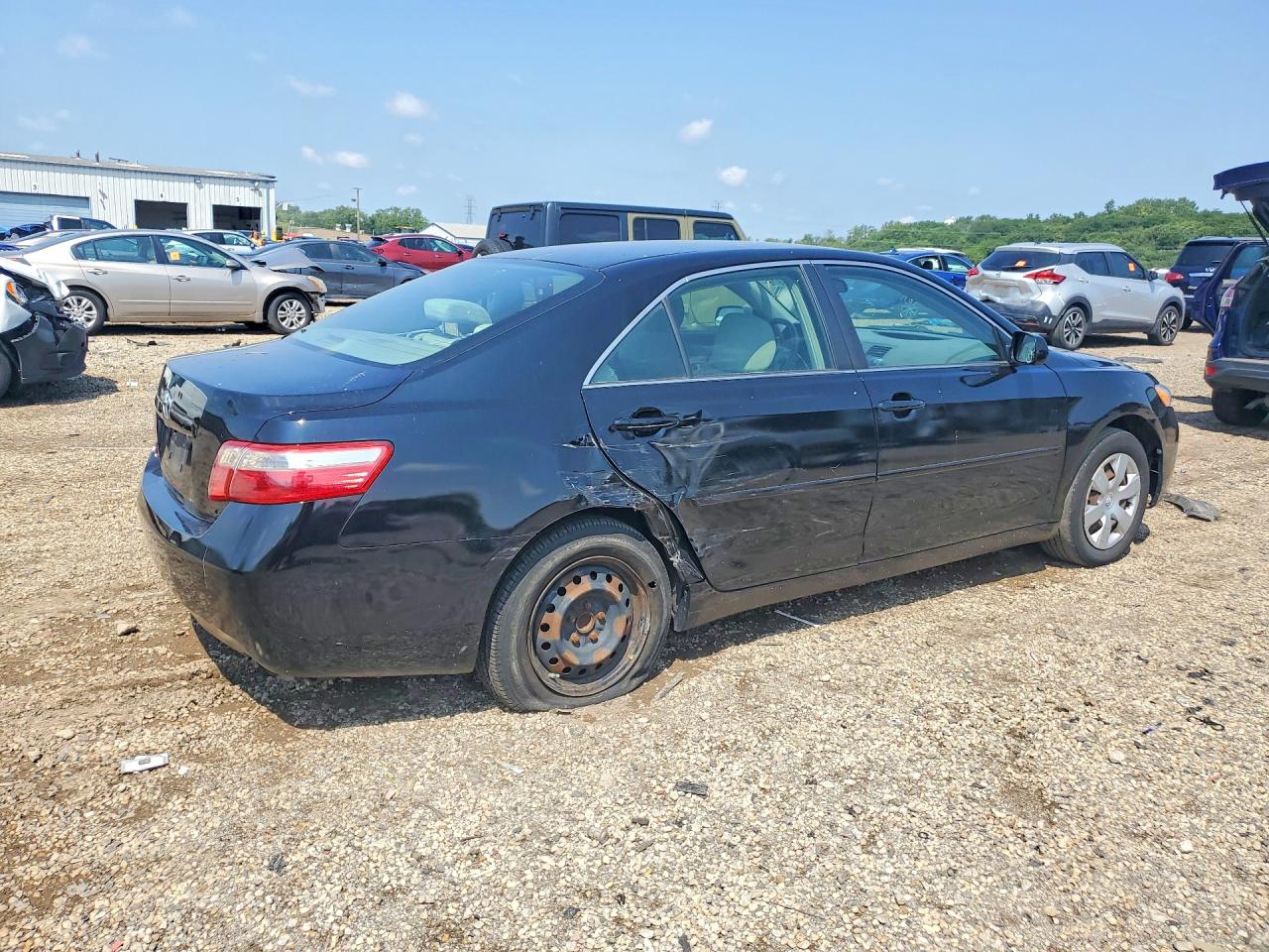 2007 Toyota Camry Le Black vin: 4T1BE46K27U710302